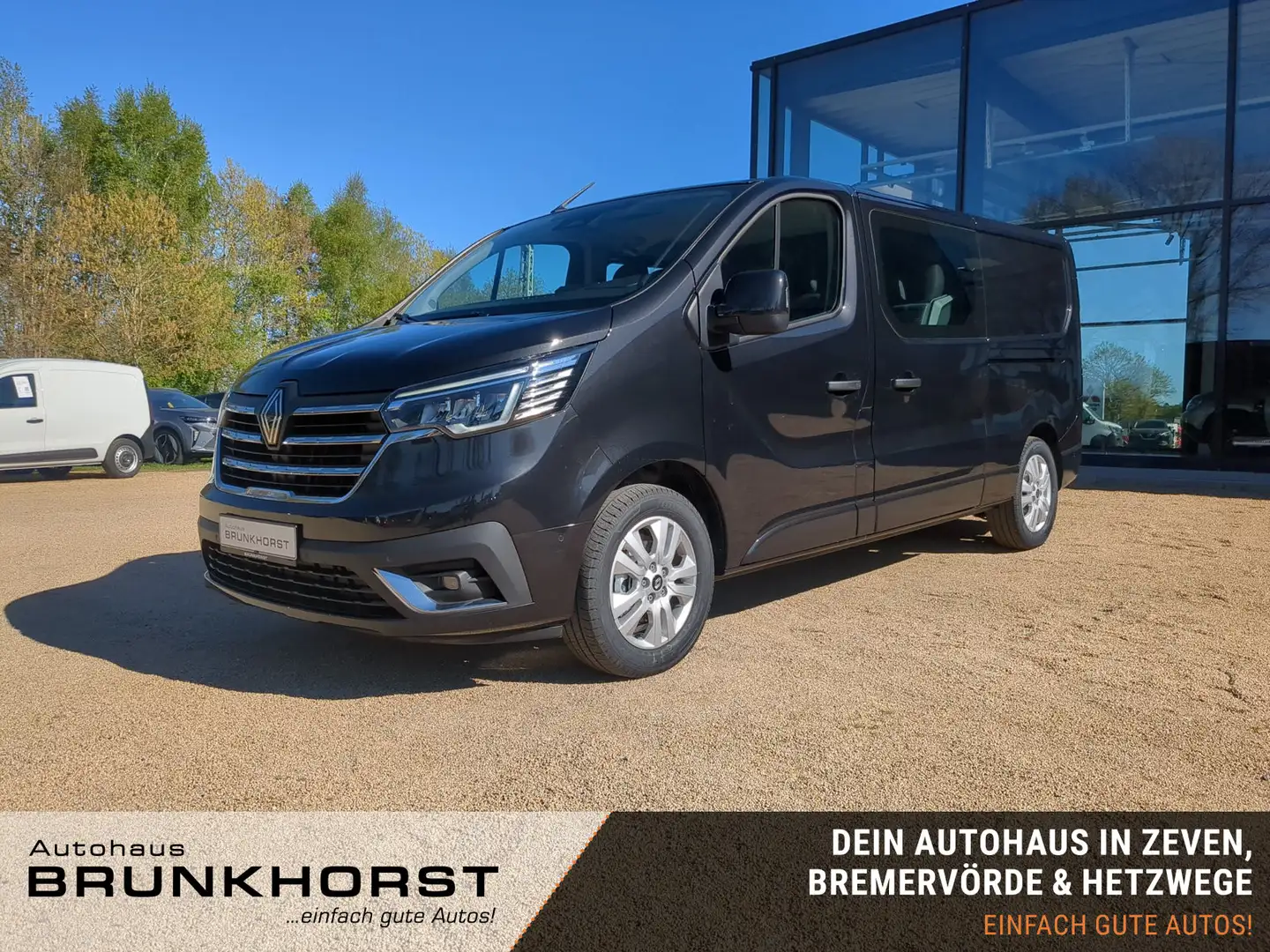 Renault Trafic DoKa dCi 170 Extra L2H1 PDC+AHK+SHZ Negru - 1