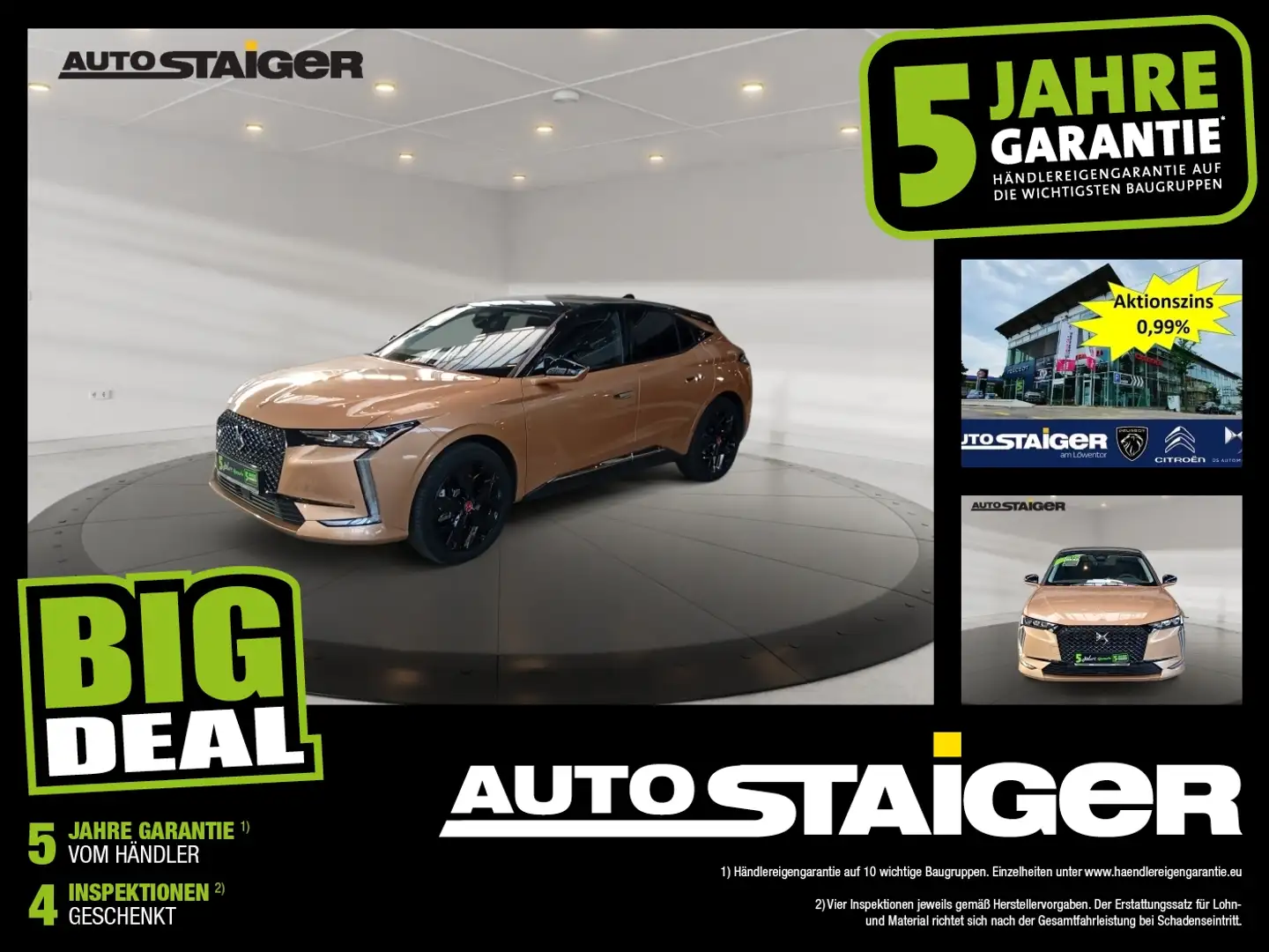 DS Automobiles DS 4 DS4 Hybrid 225 E-Tense Performance Line + Navi Or - 1