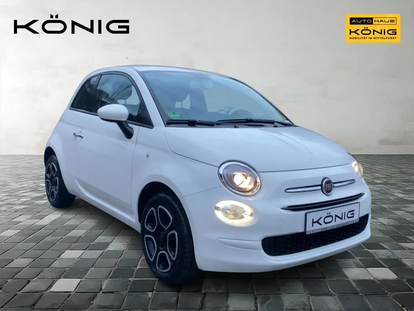 Fiat 500 1.0 Hybrid CLUB Weiß - 2