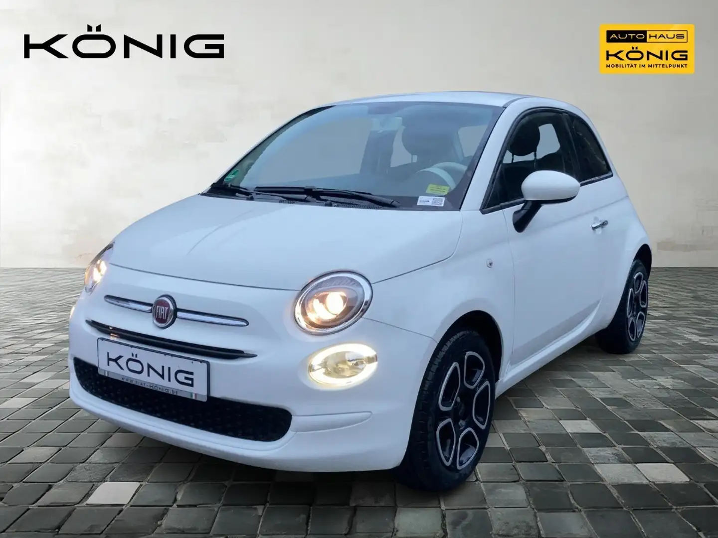 Fiat 500 1.0 Hybrid CLUB Weiß - 1
