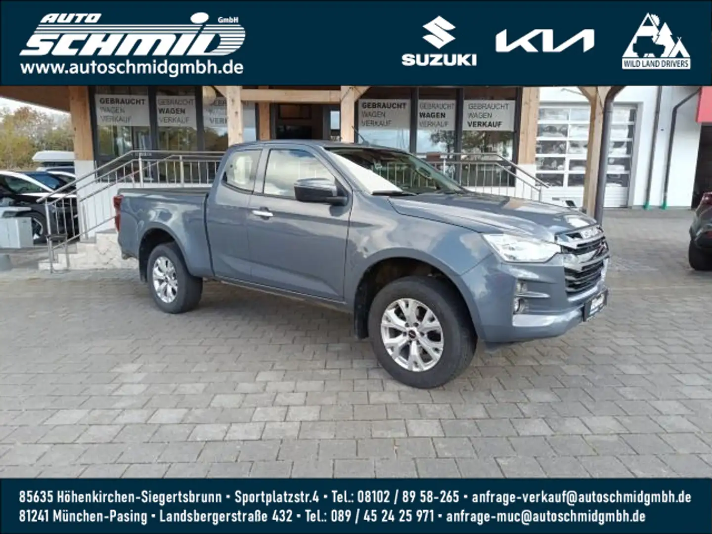 Isuzu D-Max 1.9l Space Cab 4x4 LS AT Grijs - 1
