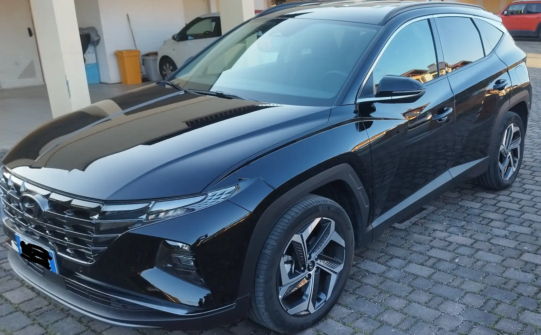 Hyundai TUCSON Tucson III 2021 1.6 hev Exellence 2wd auto Nero - 2