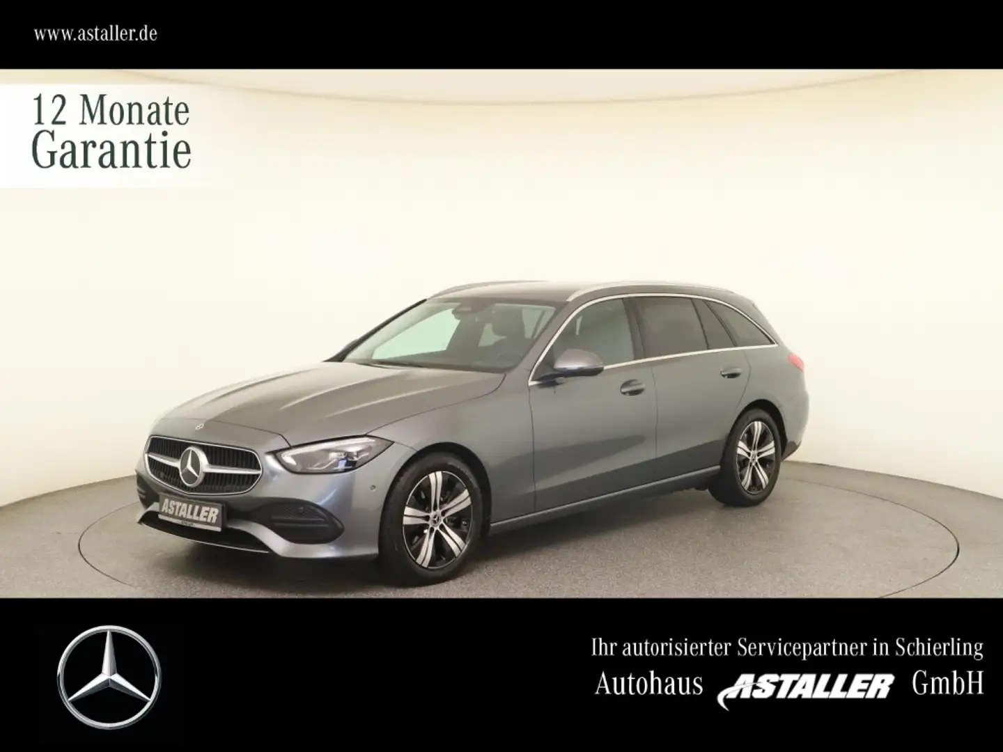 Mercedes-Benz C 220 T d 4M Avantgarde 2x Memory+LED+Kam+StaHzg Grau - 1