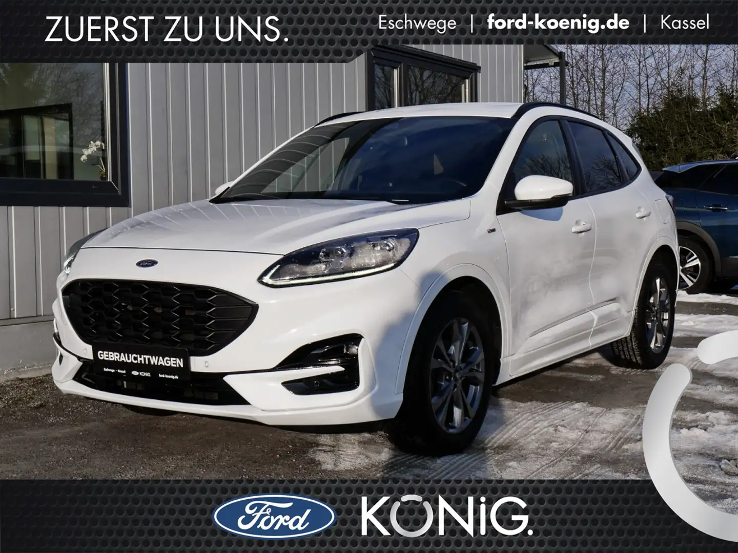 Ford Kuga ST-Line X FHEV Aut+Navi+Kamera+Sitzhzg+DAB Klima Blanc - 1