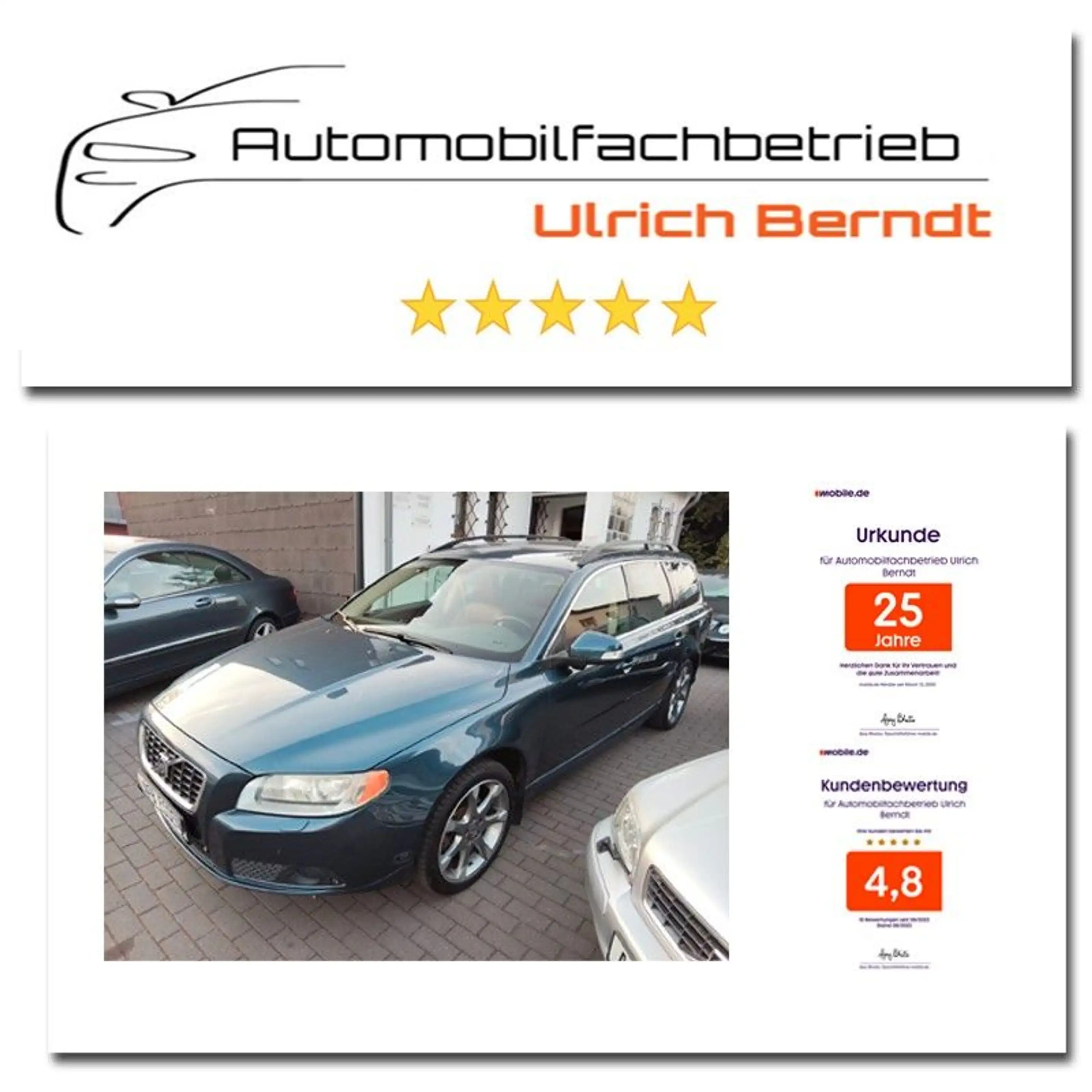 Volvo V70 - Leder - Scheckheft - Insp.+TÜV neu