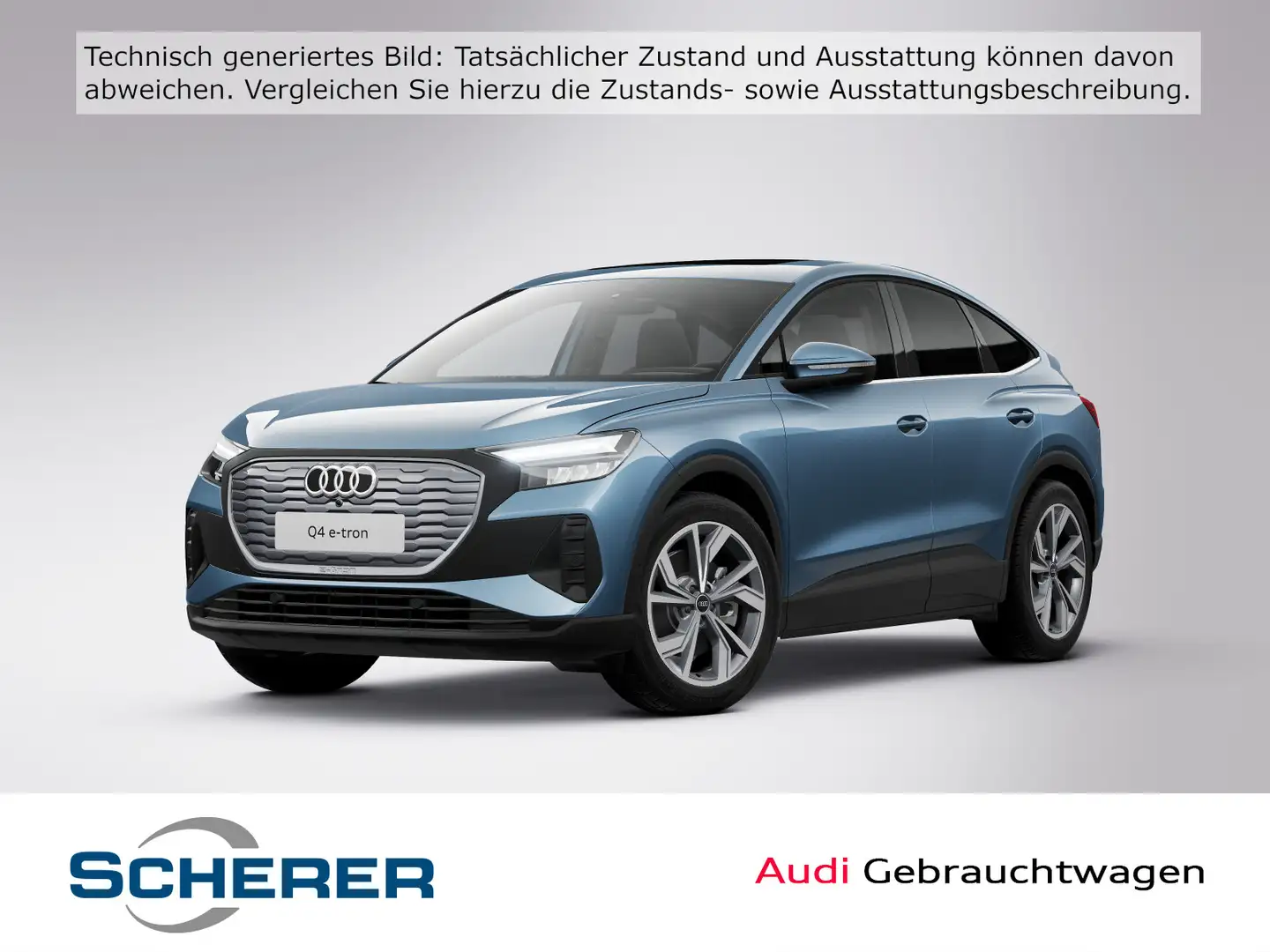 Audi Q4 e-tron 40 *Pano*Kamera*ACC*Sitzh* Blau - 1