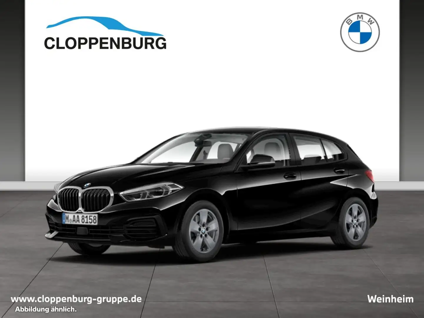 BMW 118 i Advantage+LED+SHZ+PDC+Navi+Komfortzg. Schwarz - 1