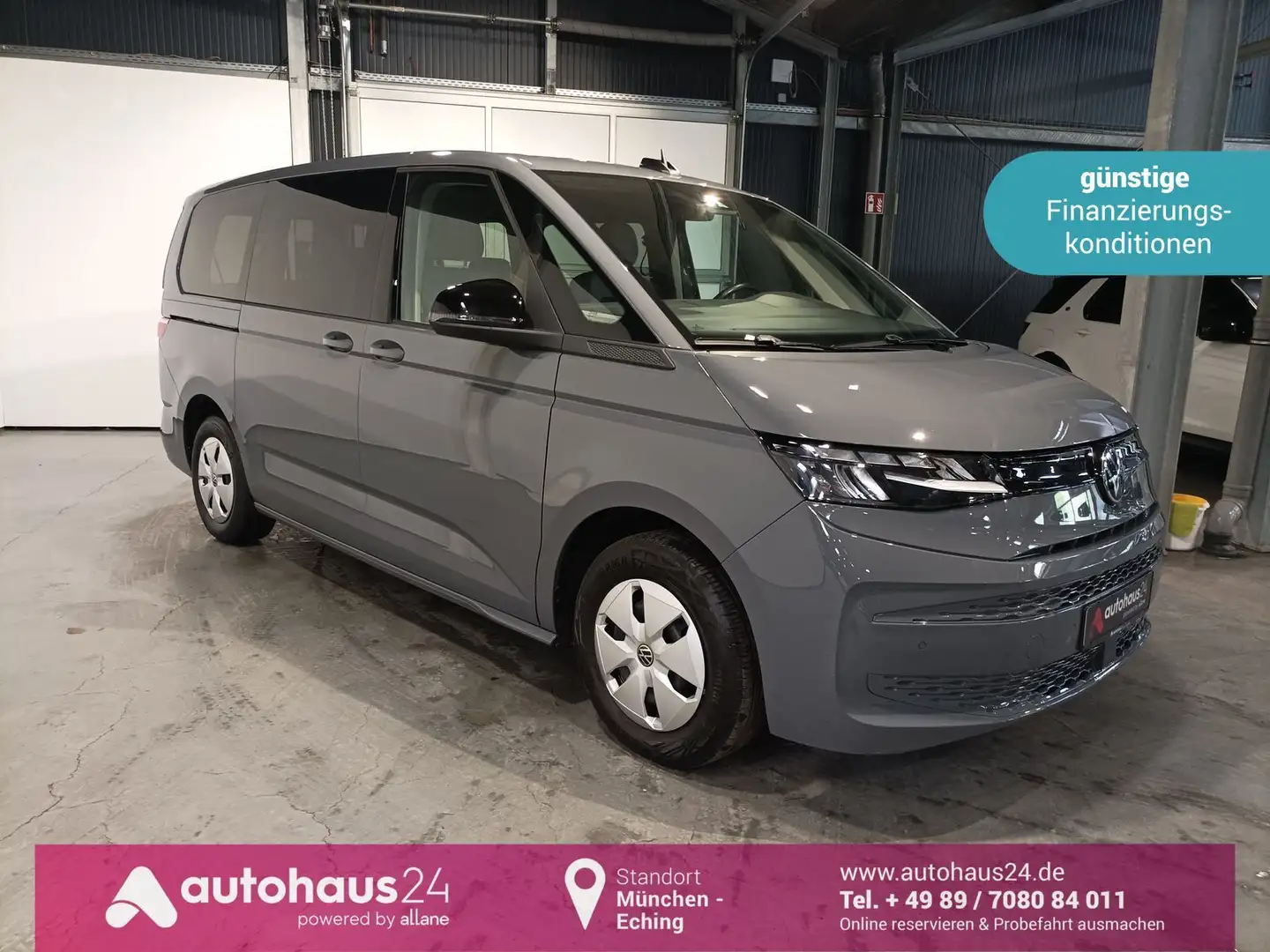 Volkswagen T7 Multivan Multivan 1.5 TSI lang LED|Navi|PDC|Kamera|7-S Gris - 1