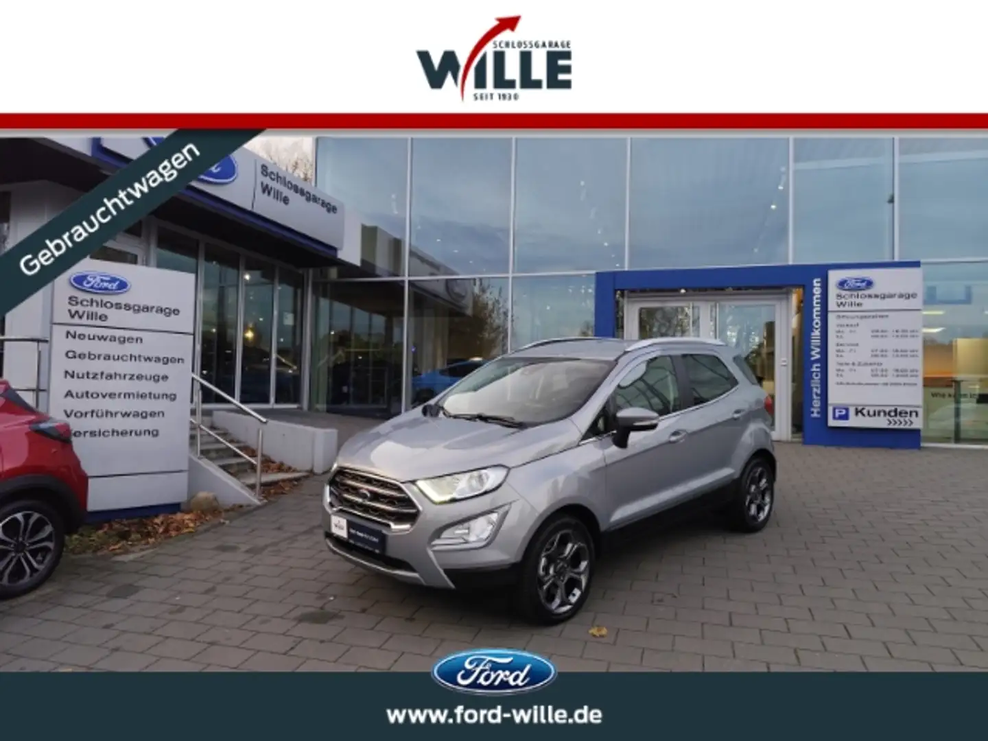 Ford EcoSport Titanium AHK Winter-Paket Tempomat Zilver - 1