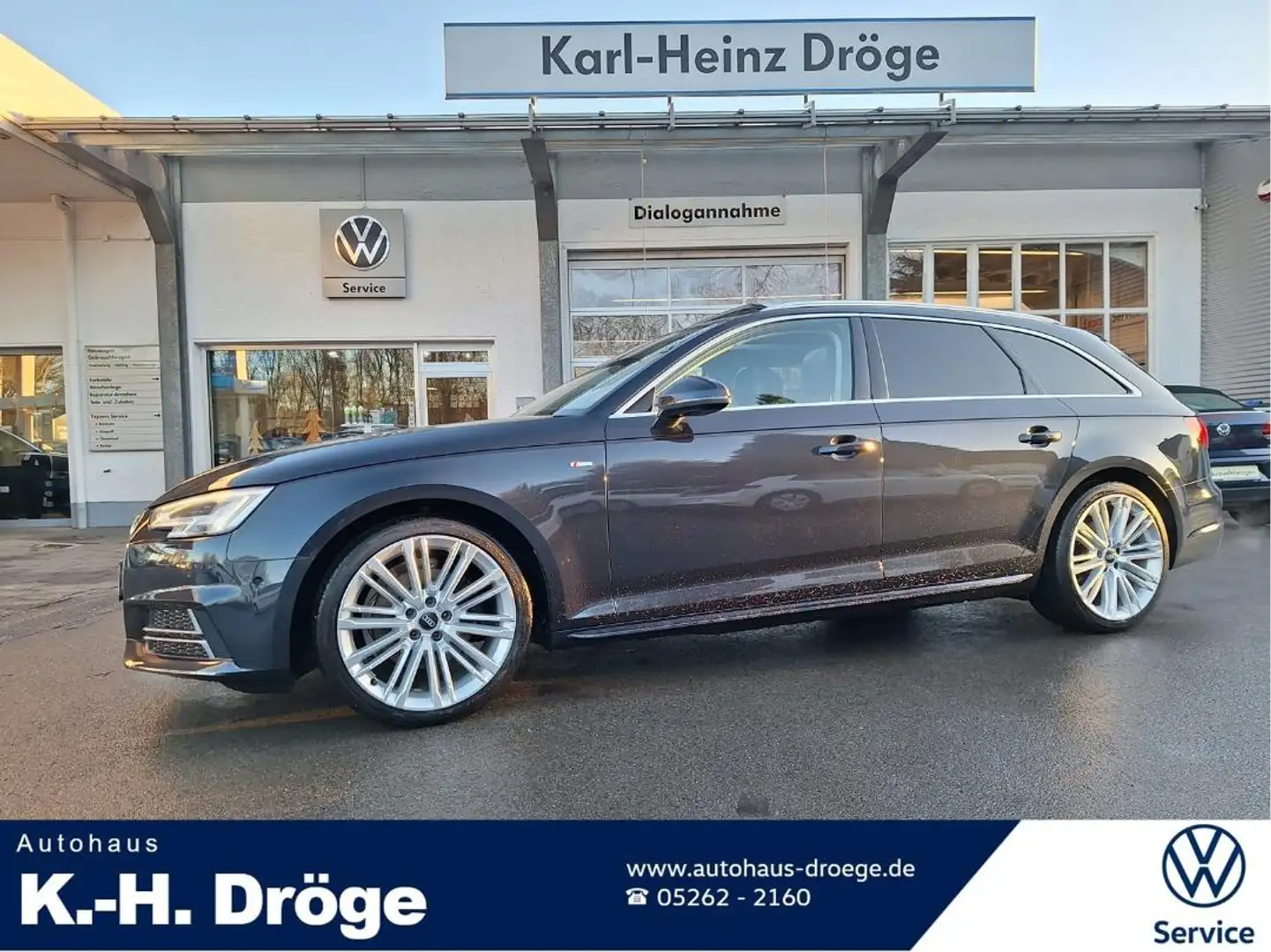 Audi A4 Avant Sport 2.0 TFSI S-Line Pano Alcantara eHeck Bleu - 1