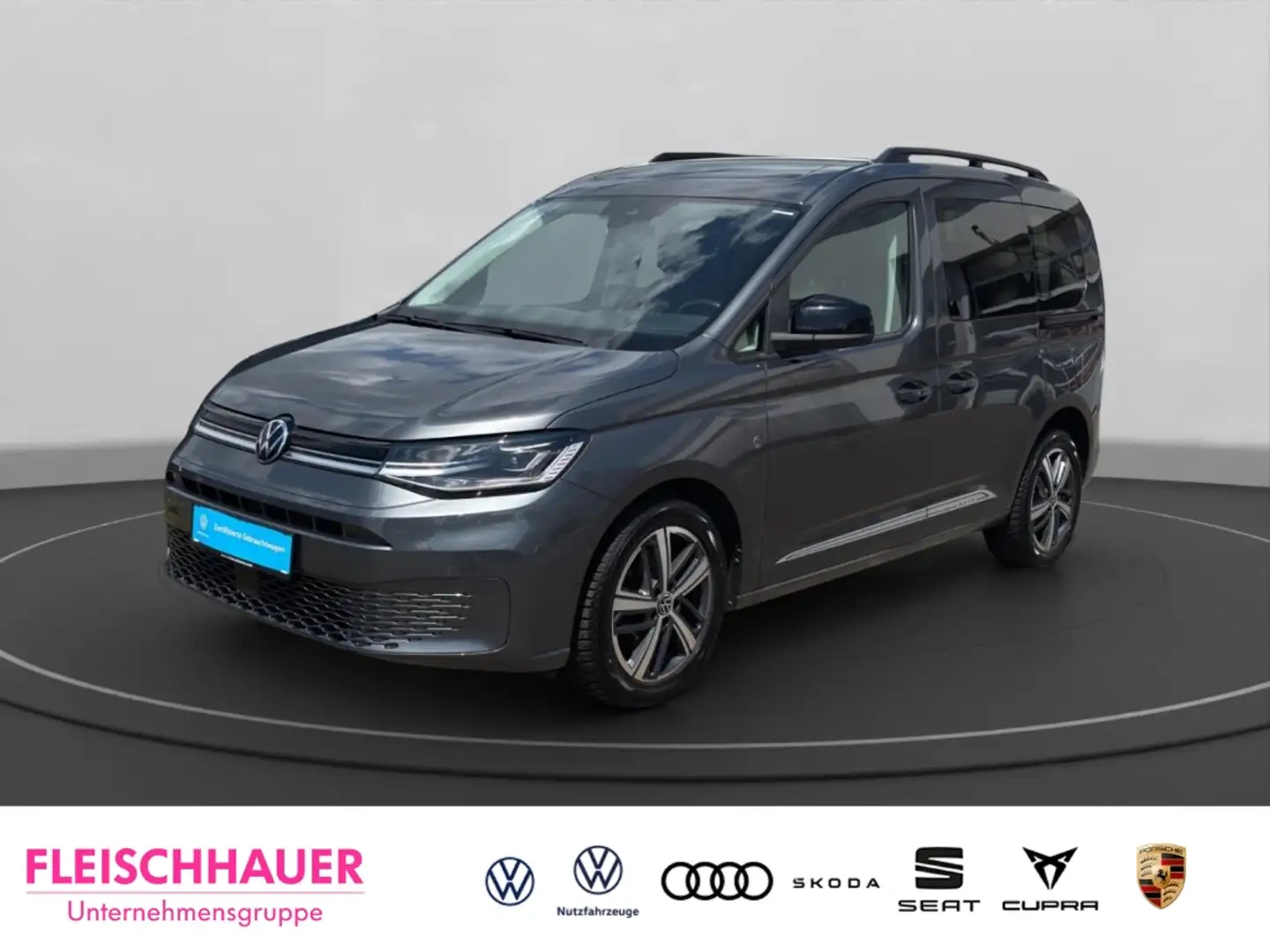 Volkswagen Caddy Move 5-Sitzer 2,0 TDI+KLIMAAUT+SHZ+ACC+LED Grau - 1