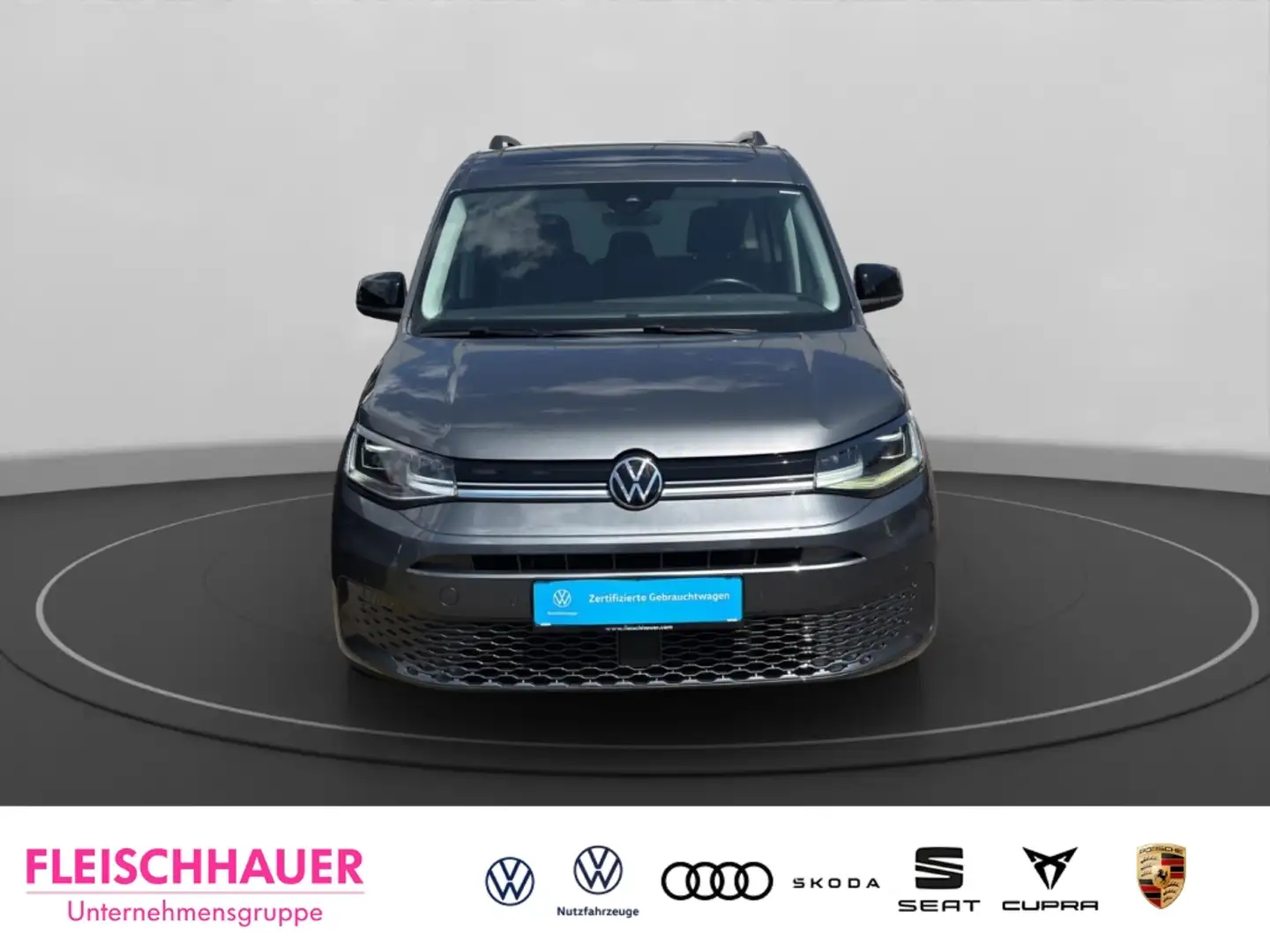 Volkswagen Caddy Move 5-Sitzer 2,0 TDI+KLIMAAUT+SHZ+ACC+LED Grau - 2