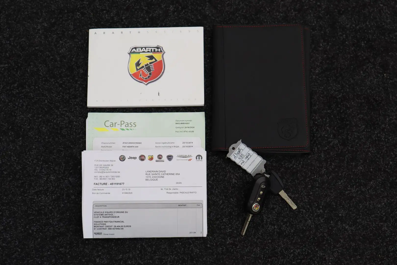 Fiat 500 Abarth 1.4 T-Jet Turismo 70th Anniversary 2019 Panoramada Gris - 2