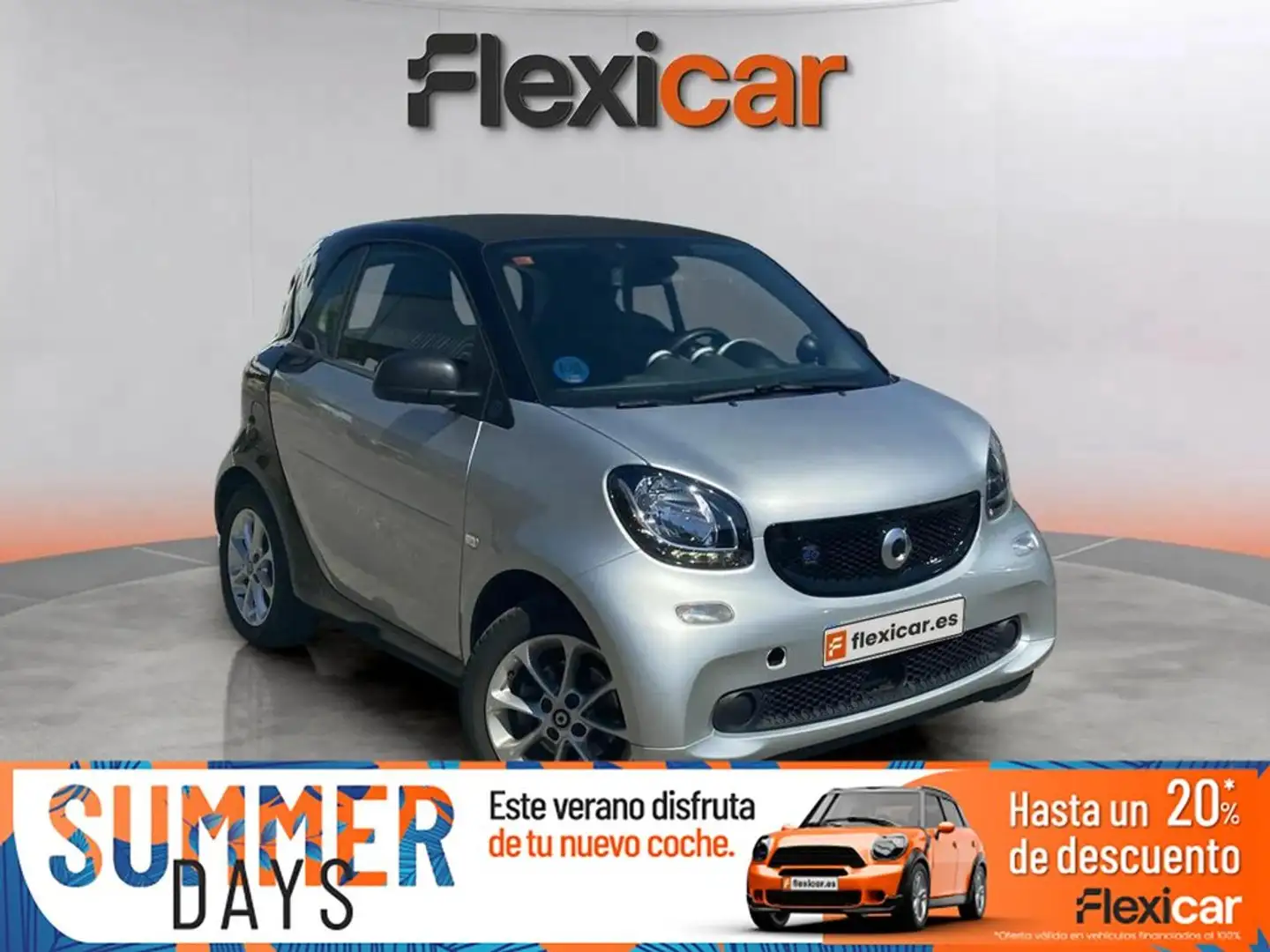smart forTwo 60kW(81CV) electric drive coupe Gris - 1