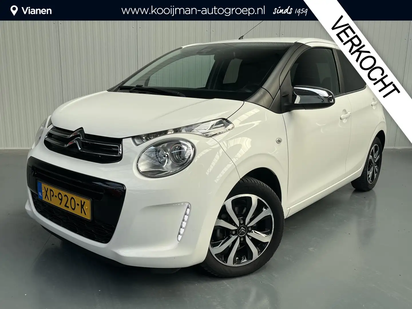 Citroen C1 1.0 VTi Shine , Stoelverwarming, Klimaat Controle, Blanco - 1