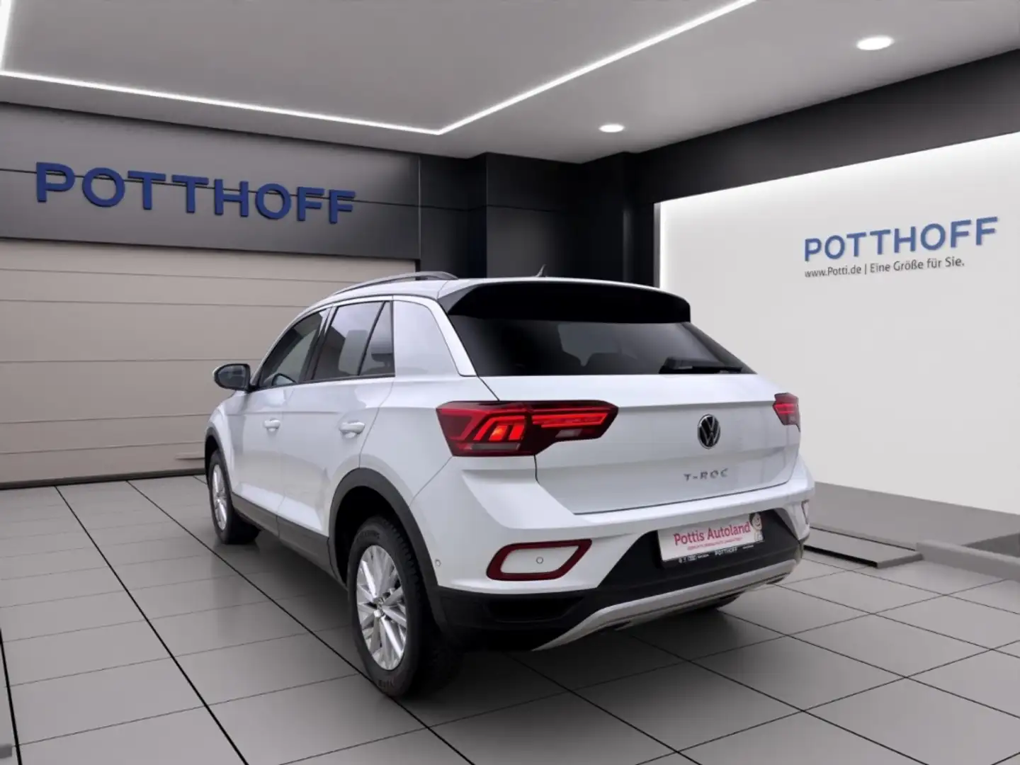 Volkswagen T-Roc 1.0 TSI LIFE NAVI KLIMA PDC LED Weiß - 2