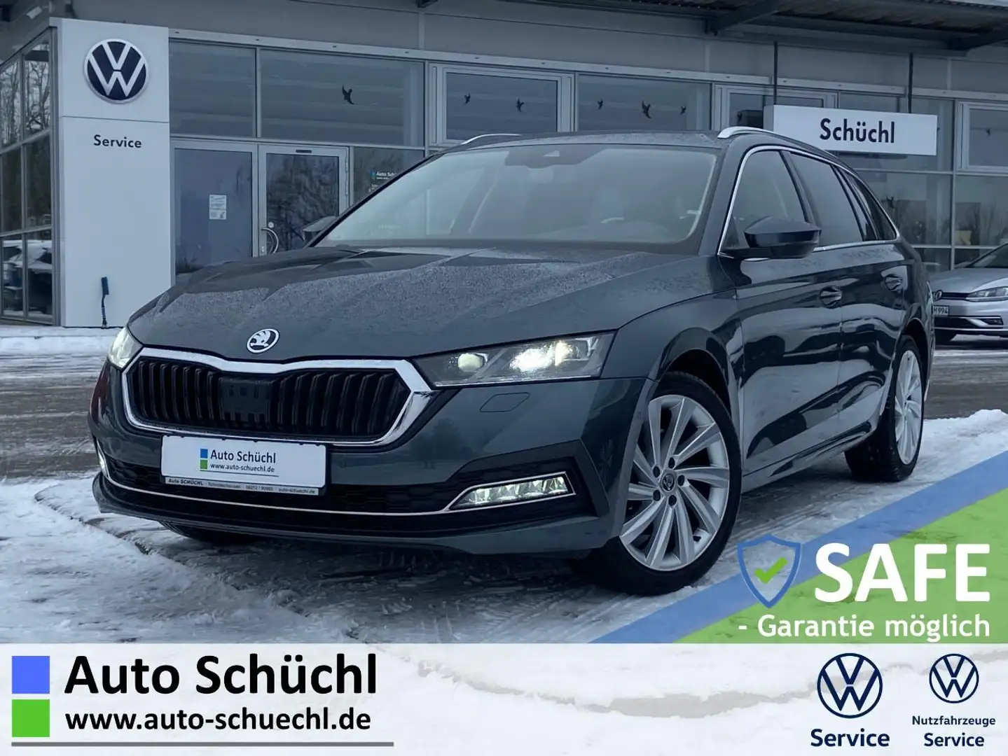 Skoda Octavia Combi 2.0 TDI DSG 4x4 Style AHK+PANO+EL. Grau - 1