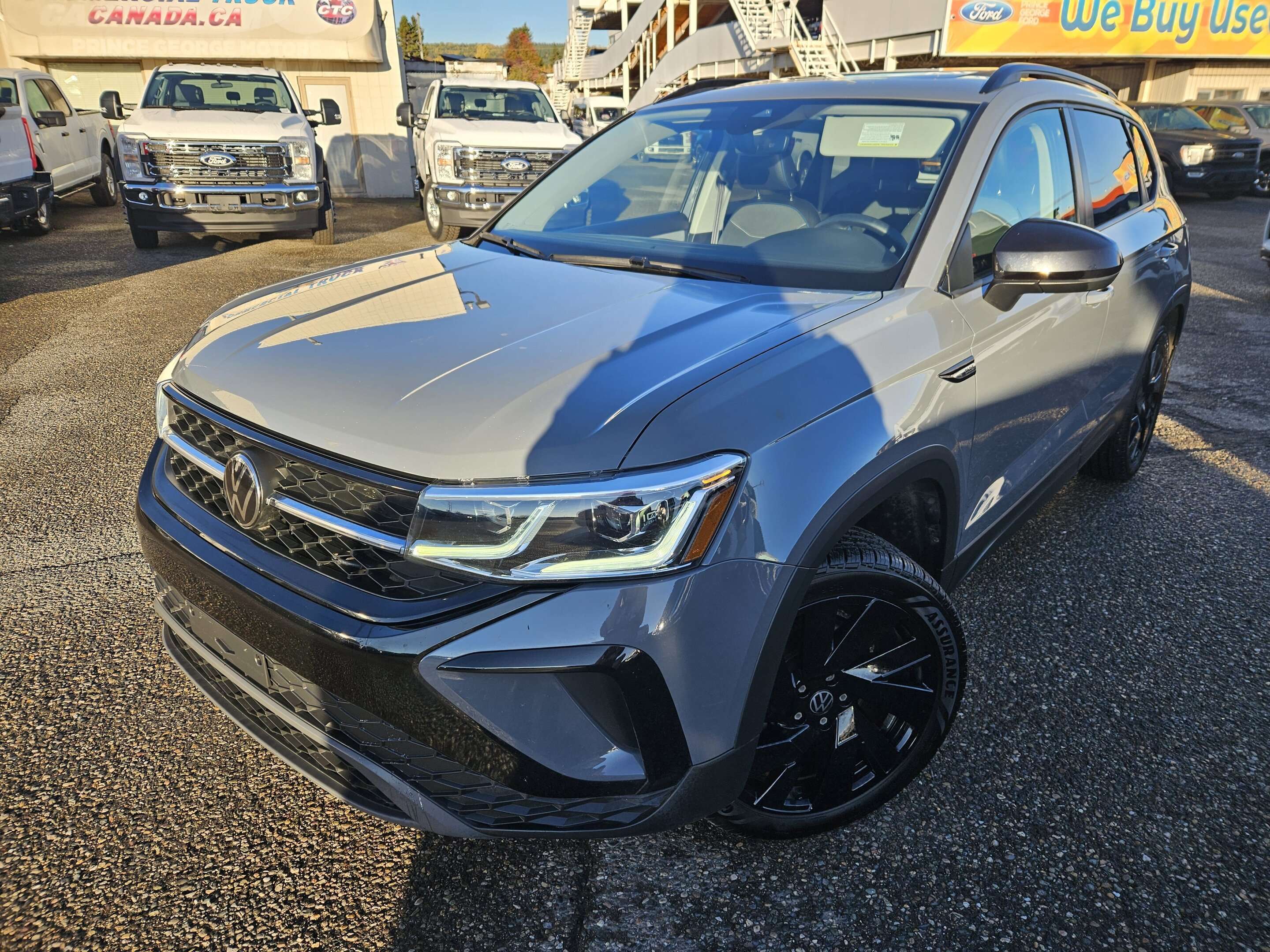Gray 2024 Volkswagen Taos SUV / Crossover Automatic