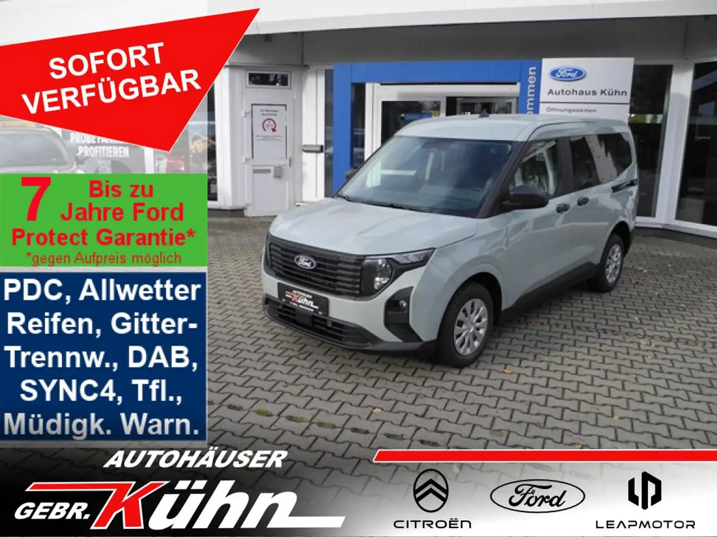 Ford Transit Courier 1,0 l Trend - Allw., Winter-Pak., Tempo, Klima Grau - 1