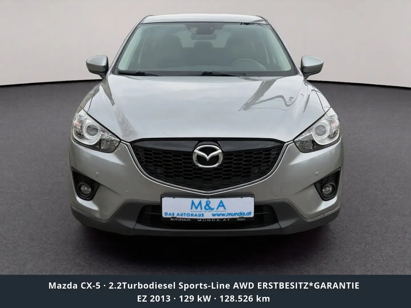 Mazda CX-5 2.2Turbodiesel Sports-Line AWD ERSTBESITZ*GARANTIE Grau - 2