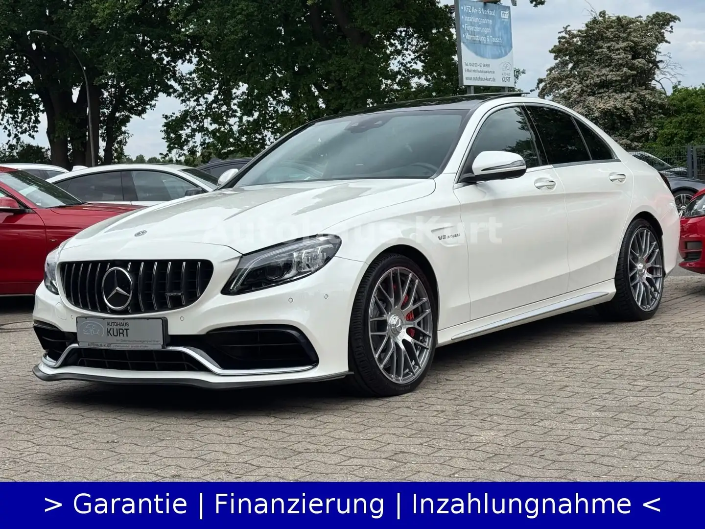 Mercedes-Benz C 63 AMG C 63 S AMG Lim. *360°*ACC*HEAD-UP*AHK*TÜV NEU* Blanco - 1