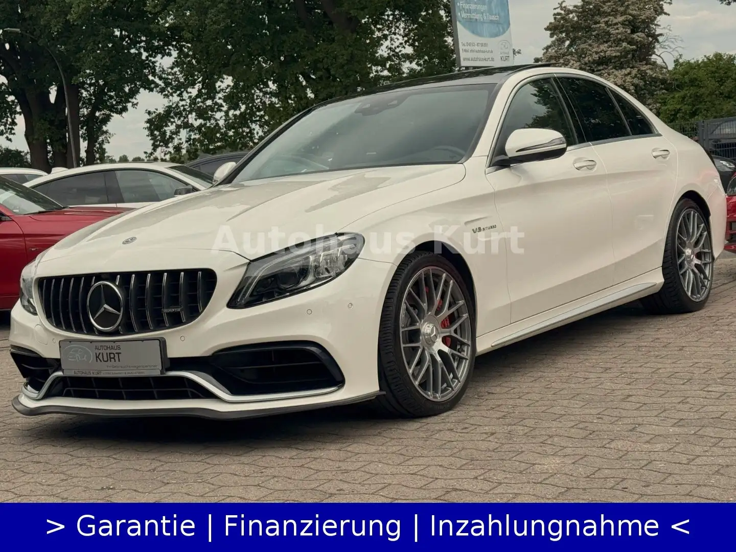 Mercedes-Benz C 63 AMG C 63 S AMG Lim. *360°*ACC*HEAD-UP*AHK*TÜV NEU* Blanc - 2