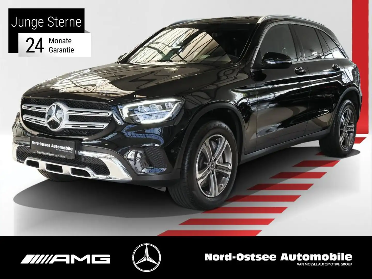 Mercedes-Benz GLC 300 e 4M KAMERA AHK MBUX LED TEMPO KEYLESS Schwarz - 1