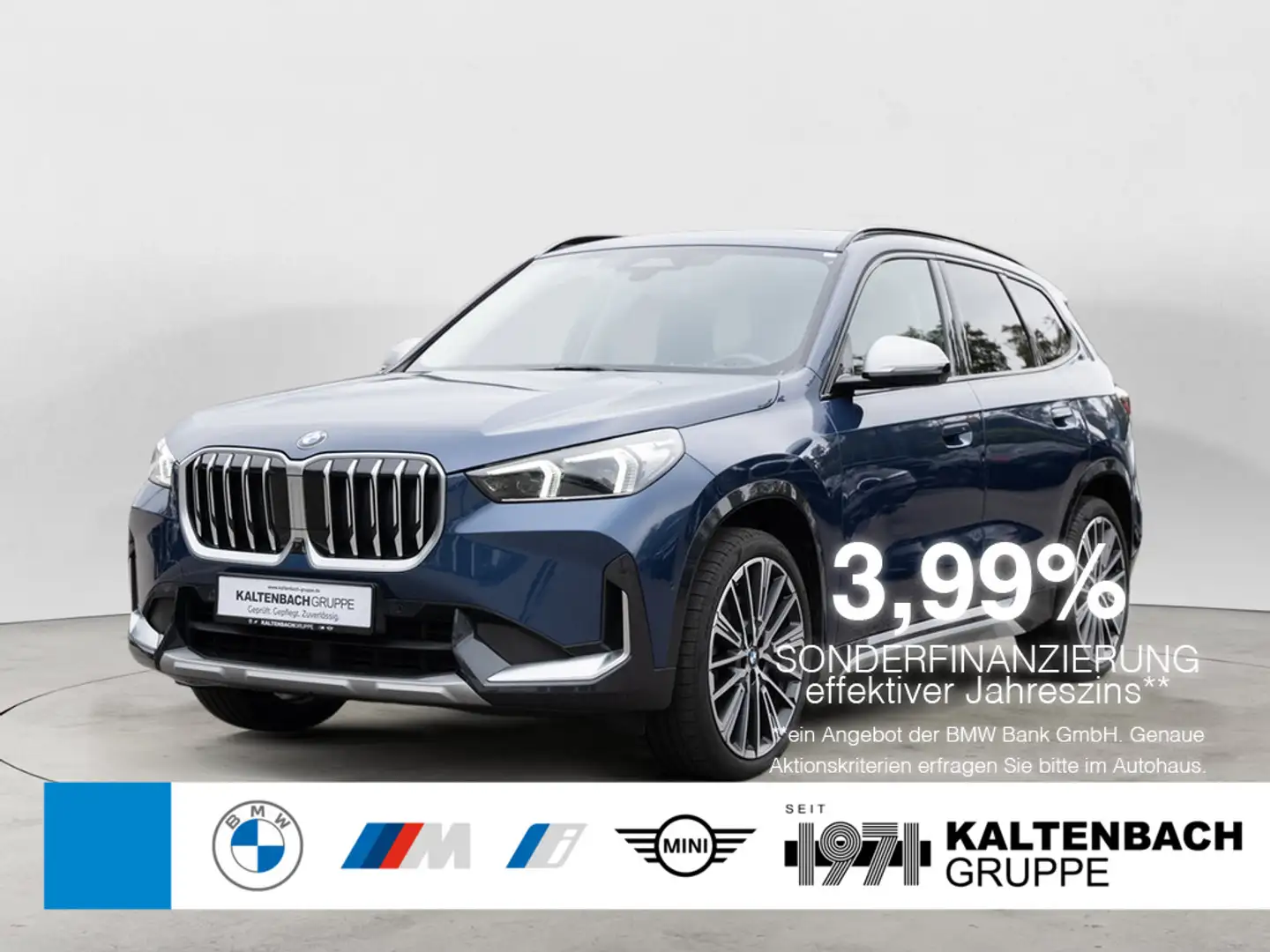 BMW X1 xDrive 23d X-Line PANO AHK ACC 360° HUD Bleu - 1