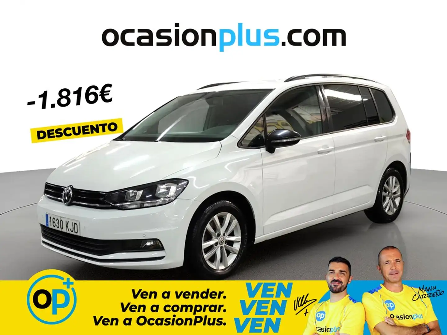 Volkswagen Touran 1.6TDI Business Edition 85kW Blanco - 1