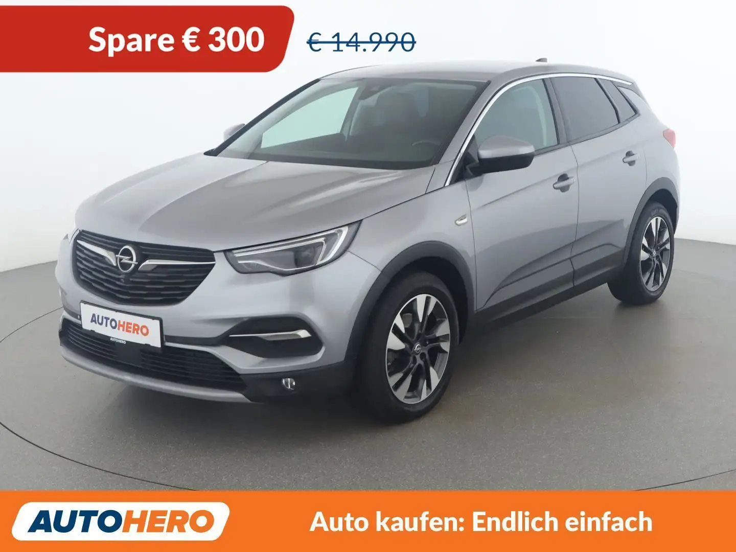 Opel Grandland X 1.2 Turbo Innovation Silber - 1