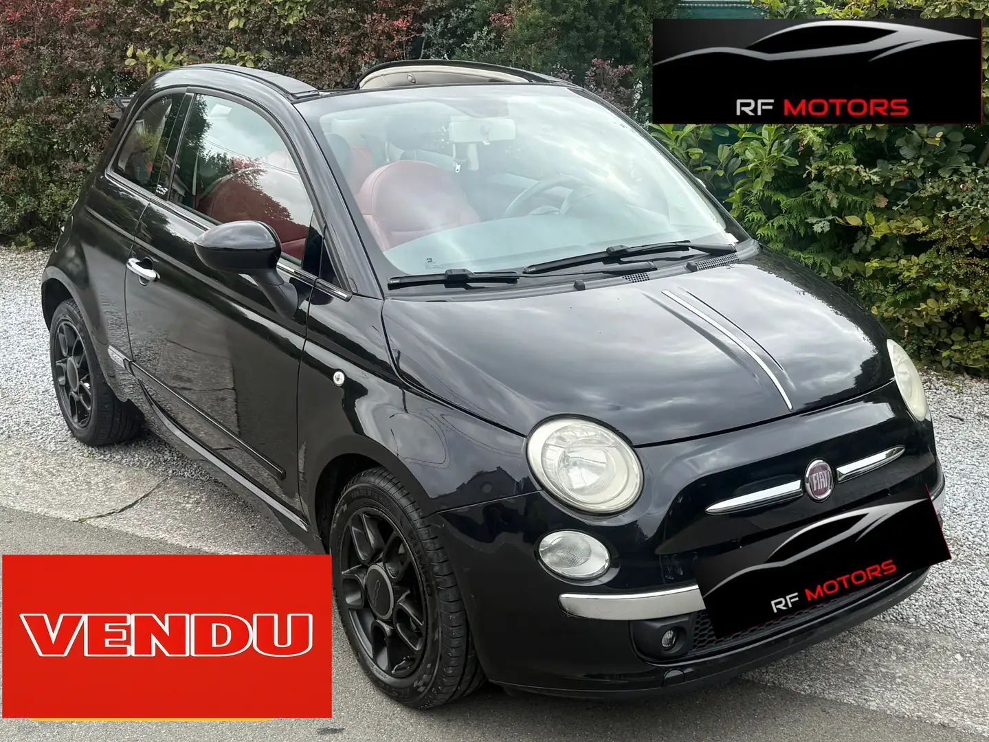 Fiat 500C VENDUE✨✨ Noir - 1