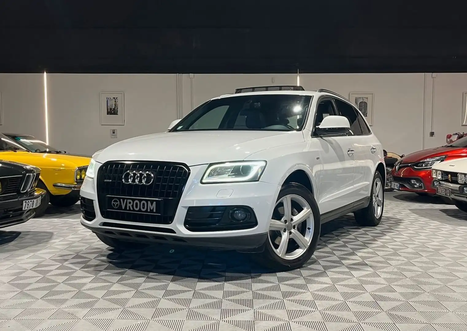 Audi Q5 (2) 2.0 tdi 190 s line quattro tronic 7 Blanc - 1