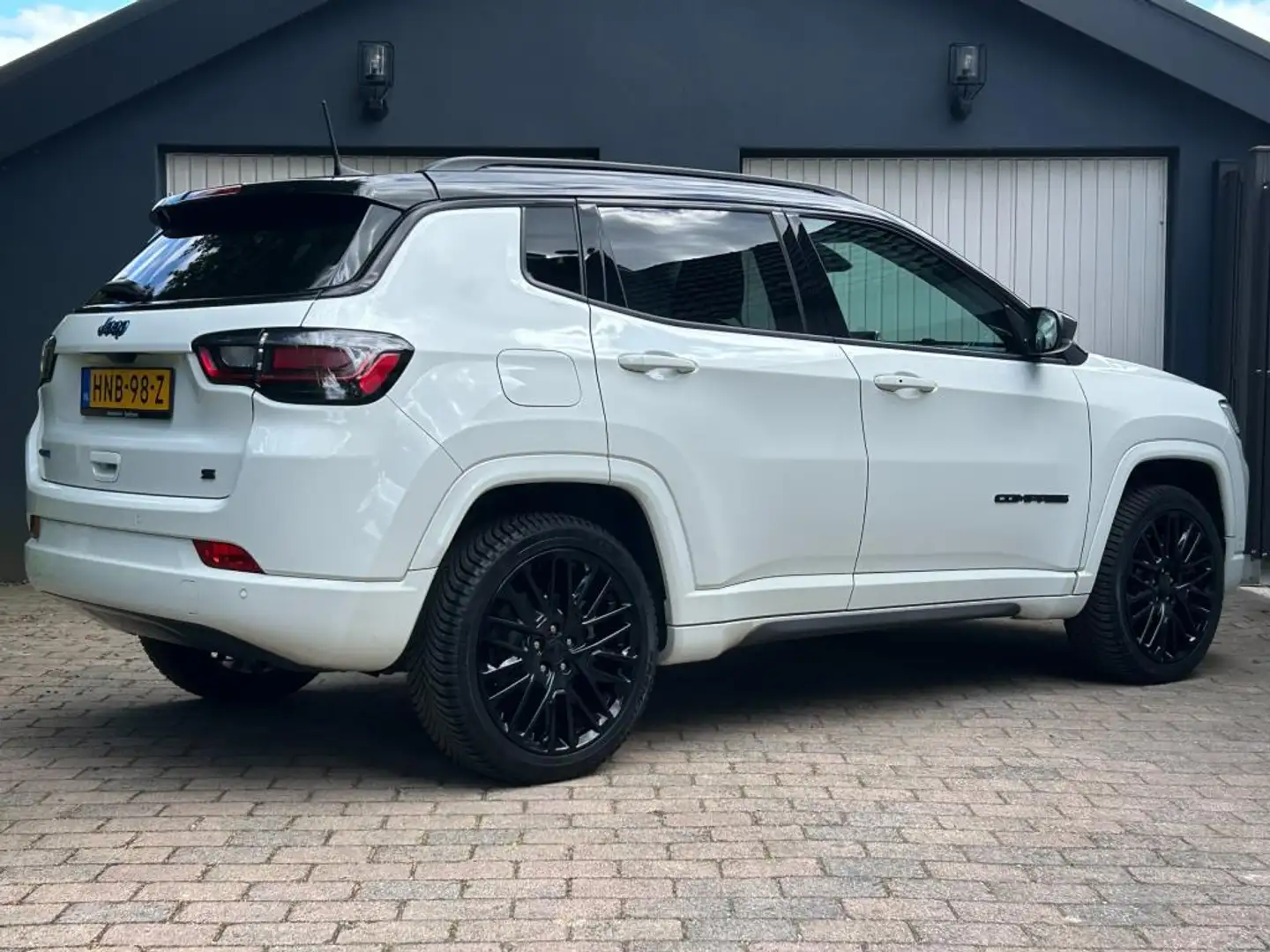 Jeep Compass 4xe 240 Plug-in Hybrid Electric S / Lederen bekled Wit - 2