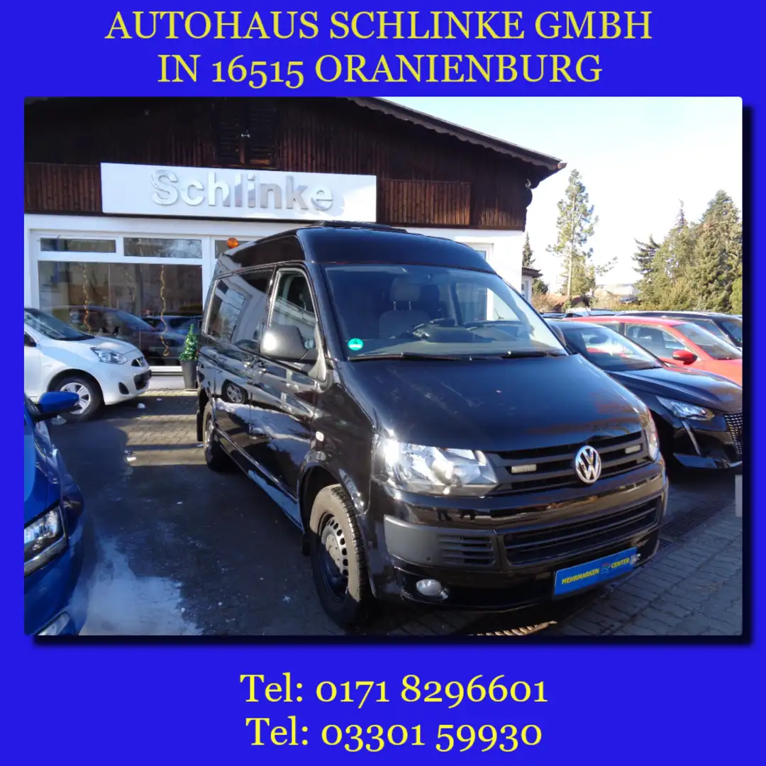 Volkswagen T5 Transporter Kasten-Mittelhochdach Černá - 1