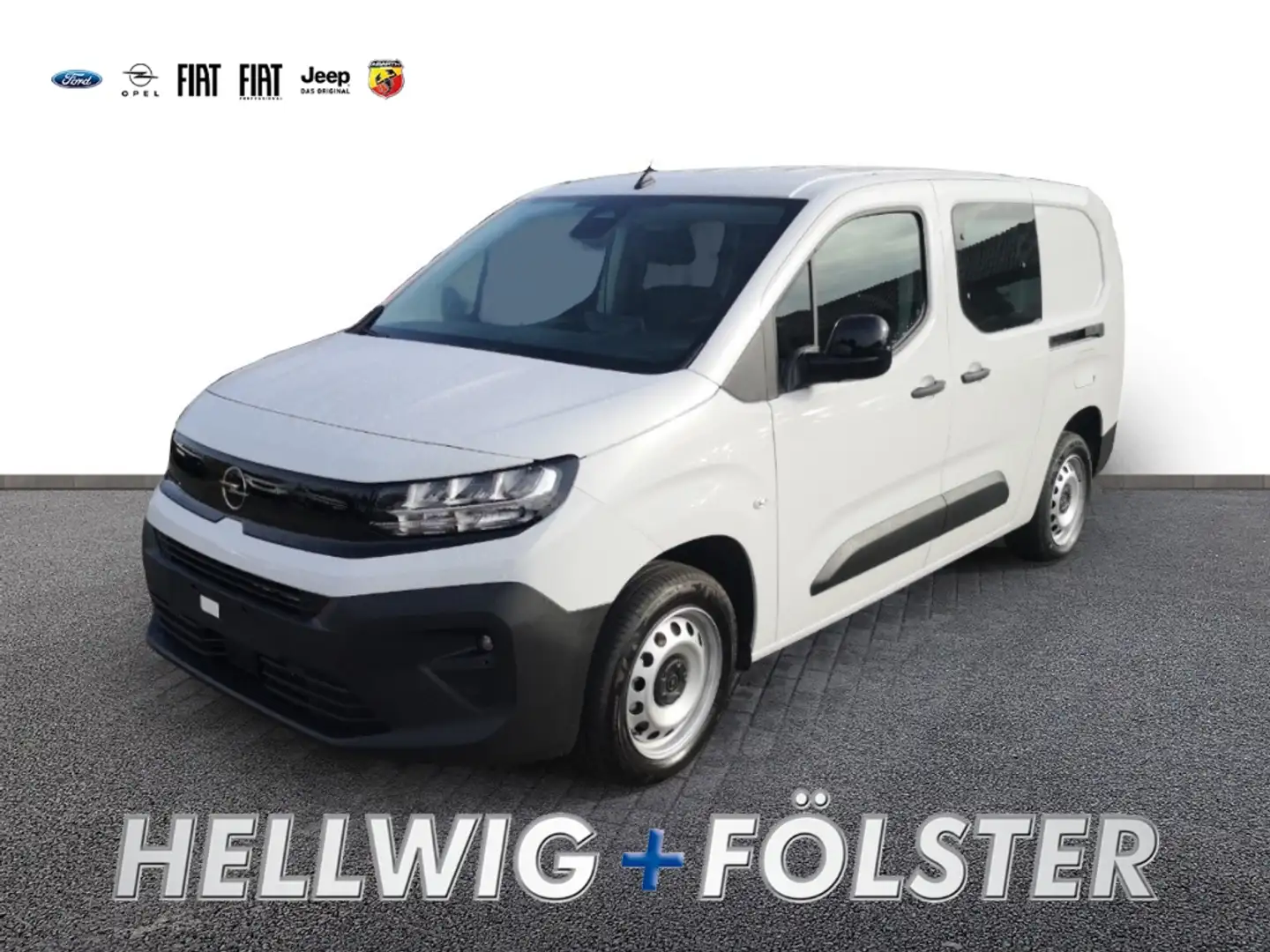 Opel Combo Cargo Doka + 5-Sitzer + RFK + Techno + Multimedia- Blanc - 1