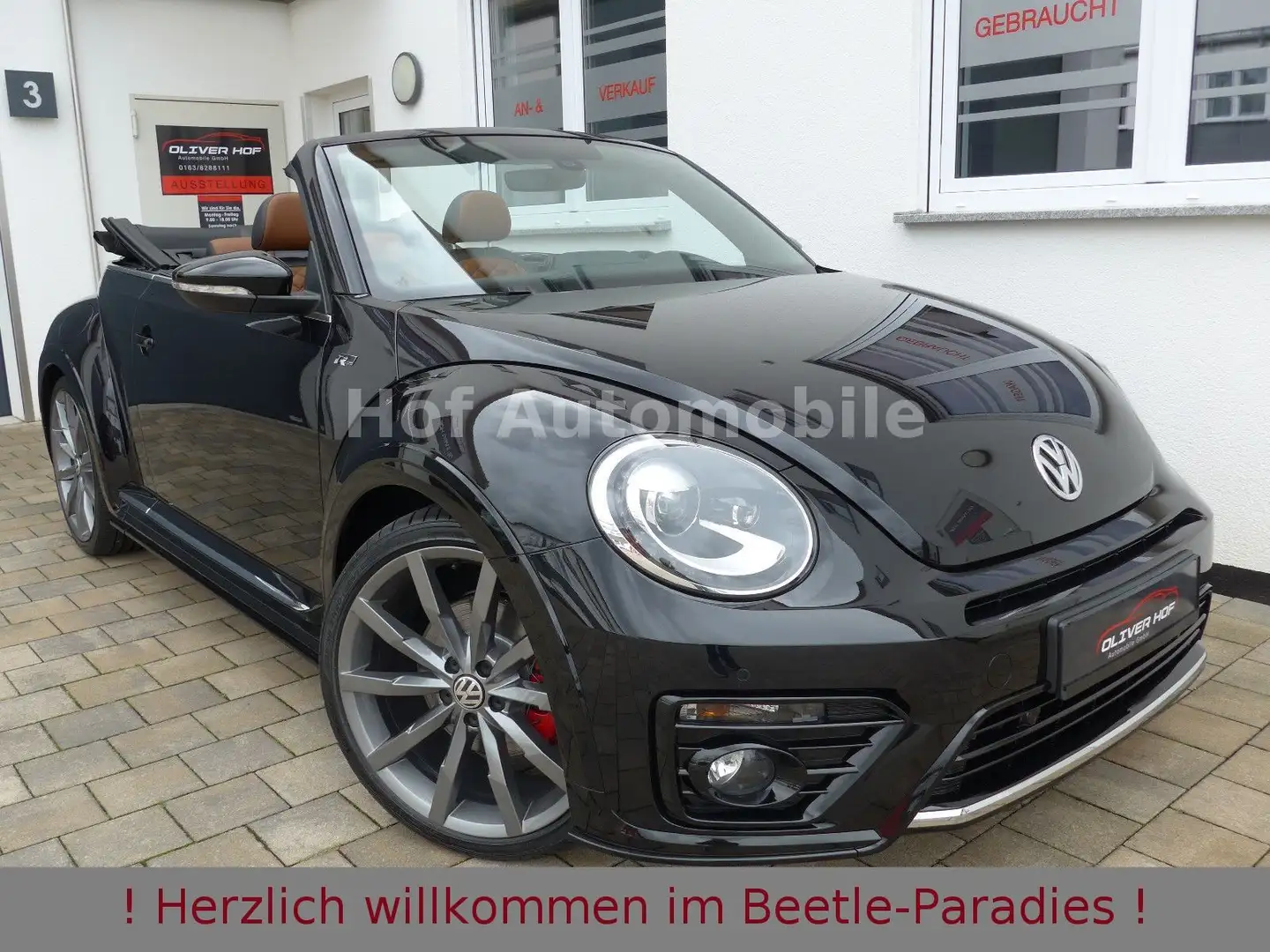 Volkswagen Beetle 2.0TSI DSG Exclusive R-Line Fender Kamera Zwart - 1