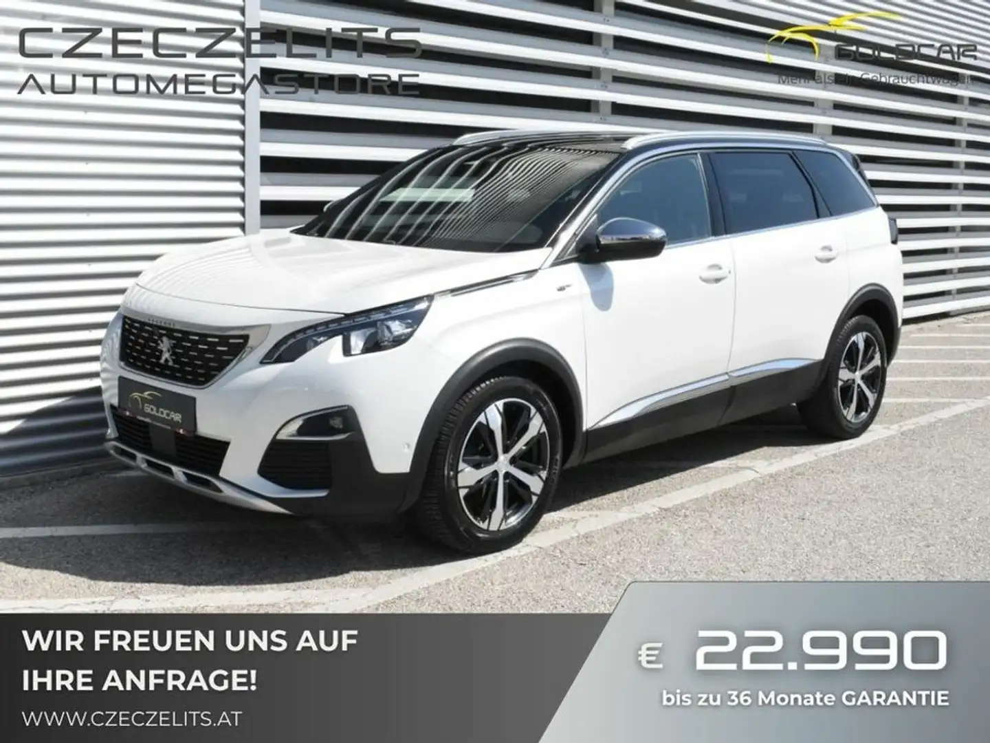 Peugeot 5008 2,0 BlueHDI 180 S&S EAT8 GT Blanc - 1