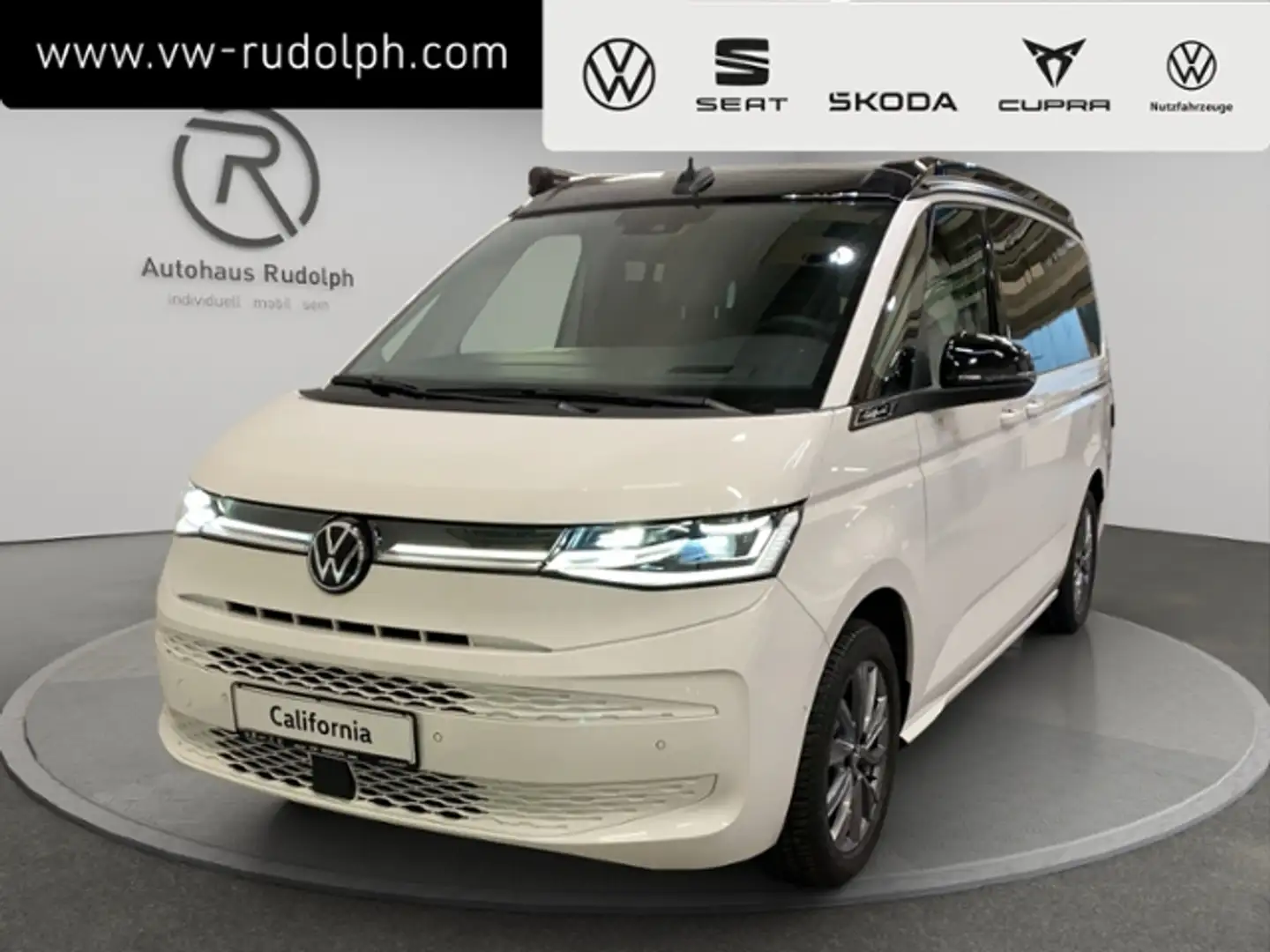 Volkswagen T7 California Ocean 2.0 TDI DSG Langer Überhang KLIMA LED NAVI Weiß - 1