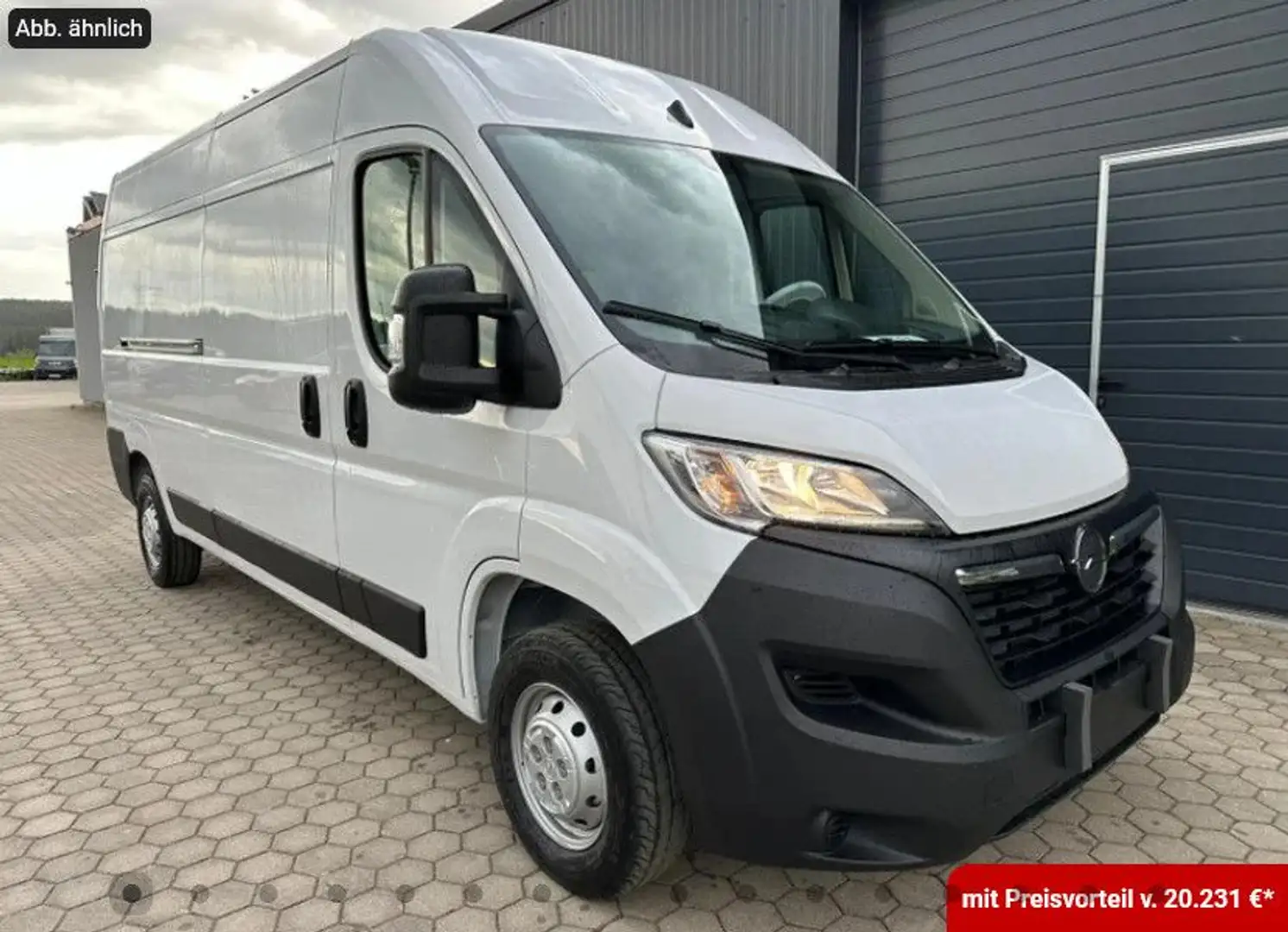 Opel Movano Cargo L3H2 3,5t 103kw(140PS) Navi/Kamera Weiß - 1