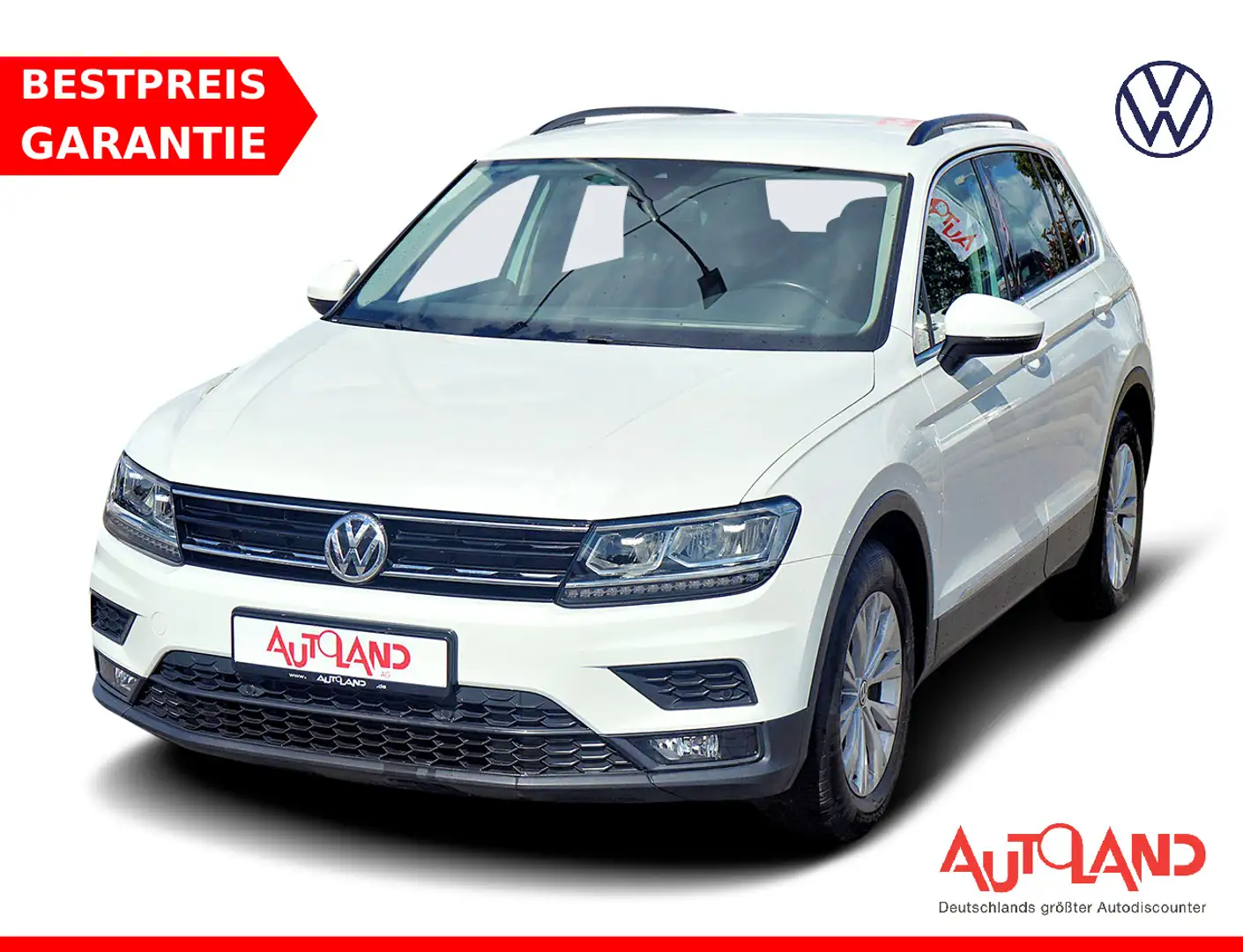 Volkswagen Tiguan 2.0 TDI Comfortline SHZ LED ACC Navi Weiß - 1