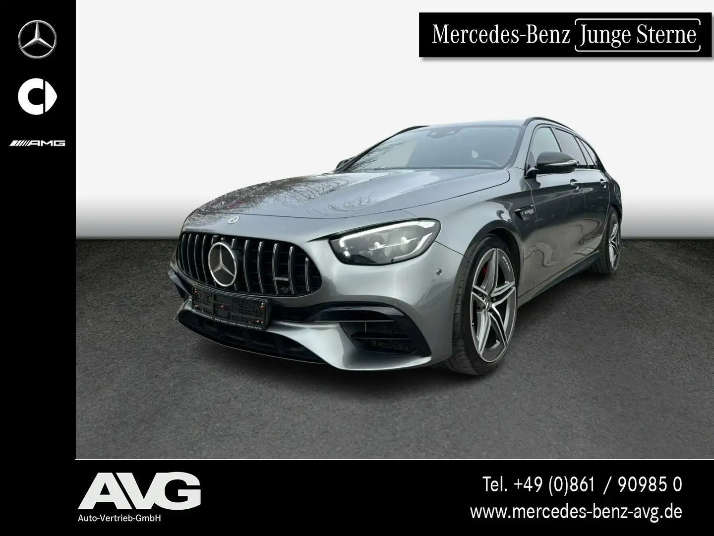 Mercedes-Benz E 63 AMG AMG E 63 S 4M T Perf.-Sitze AHK Burm. 20" Night Gris - 1