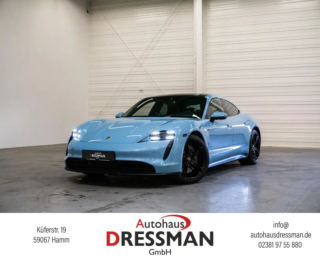 Porsche Taycan MATRIX HUD BOSE PANORAMA ACC SPORTCHRONO Blue - 1