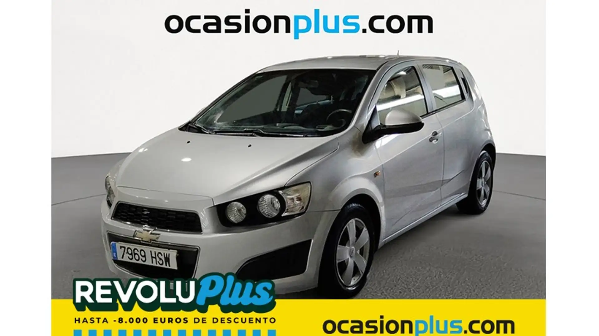 Chevrolet Aveo 1.3D LT+ 95 Plateado - 1