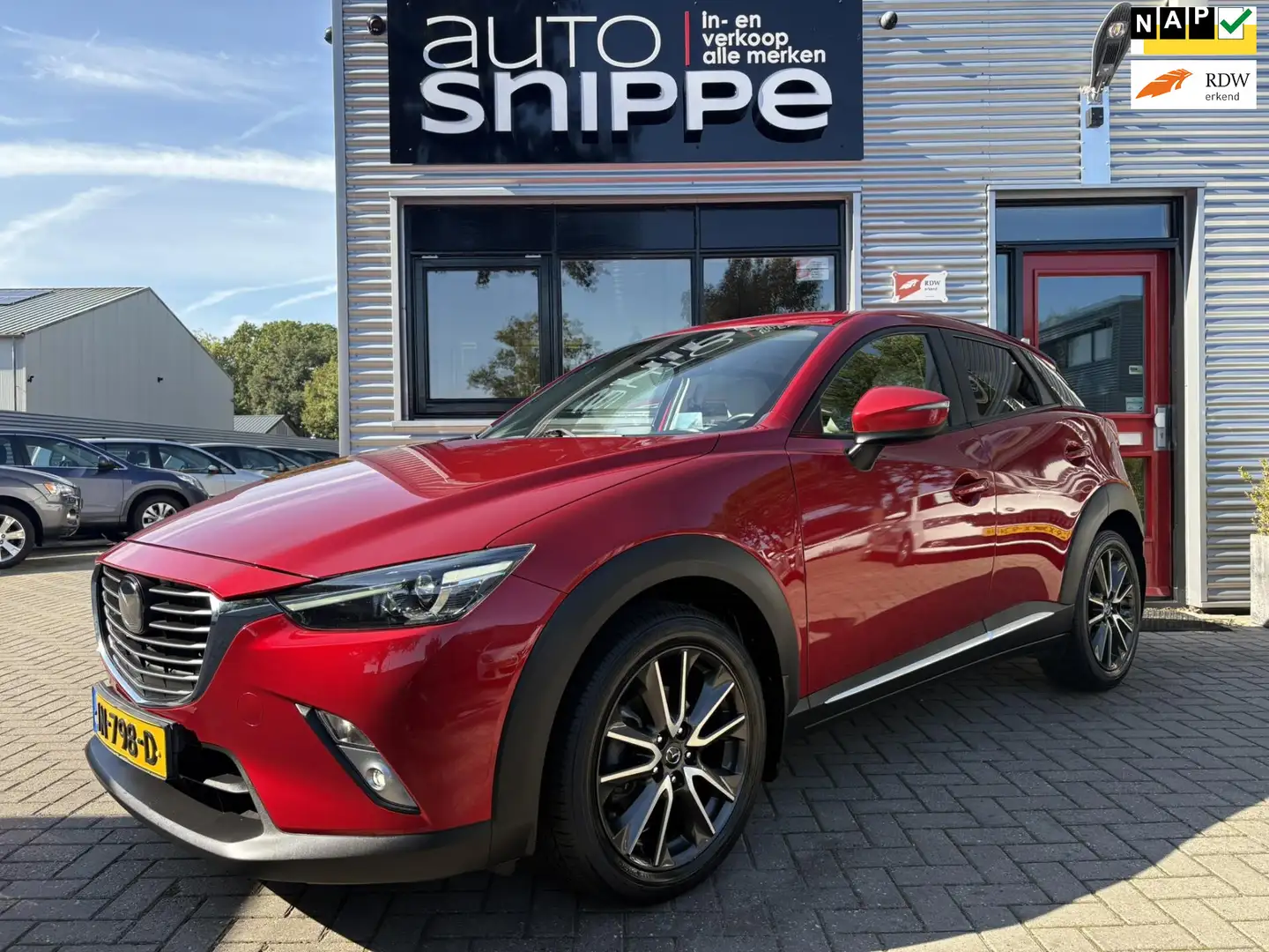 Mazda CX-3 2.0 SkyActiv-G 120 GT-M -ADAPTIVE CRUISE-HEAD UP-S Rood - 1