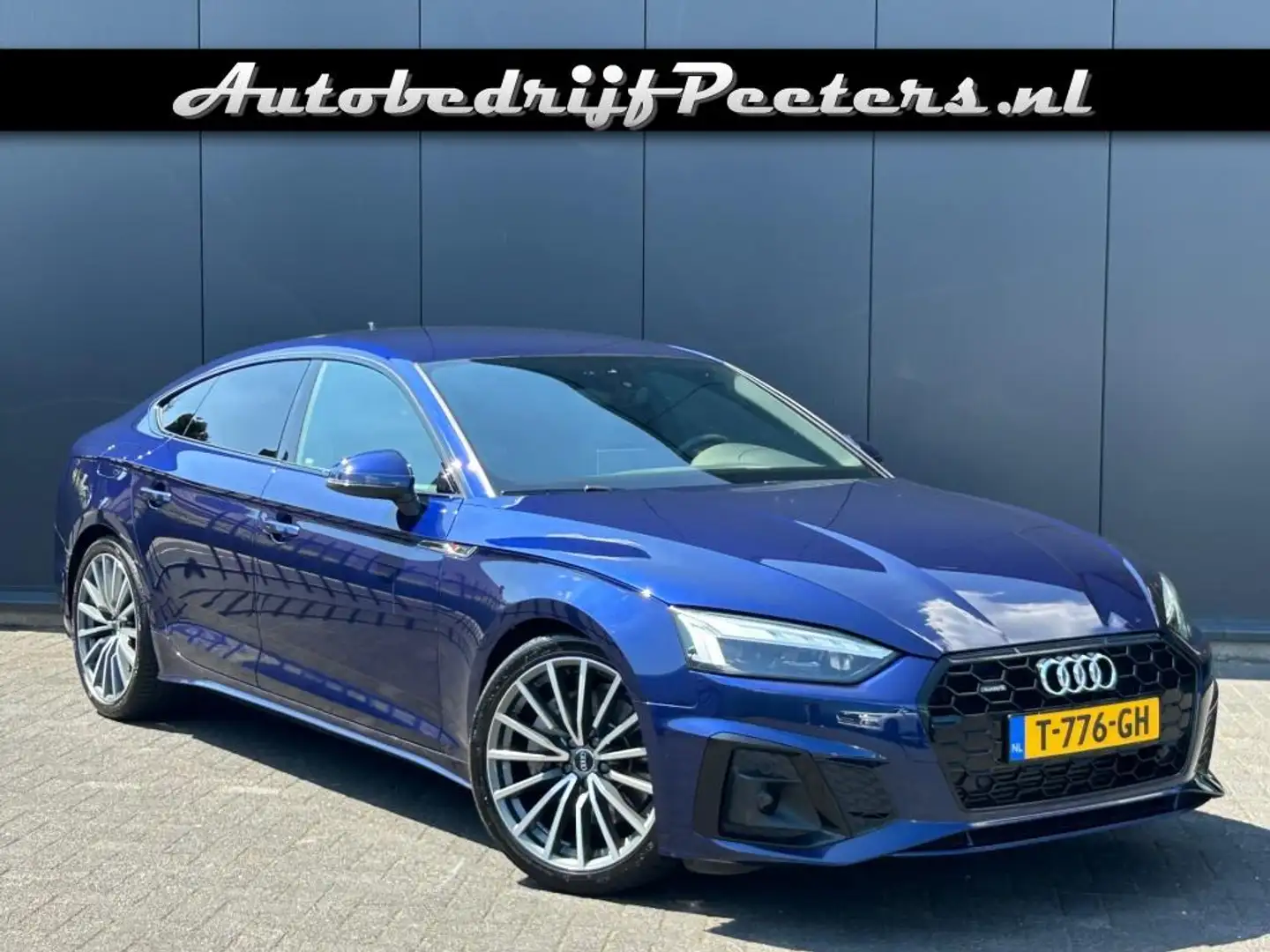 Audi A5 SB 45 TFSI quattro S-Line ACC V-cockpit Leder LED Blauw - 1
