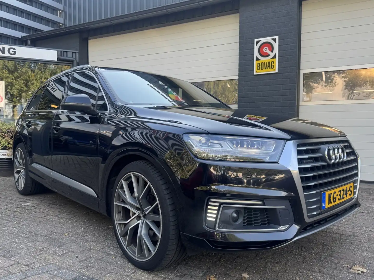 Audi Q7 e-tron 3.0 TDI Pro line trekhaak, vol! Schwarz - 1