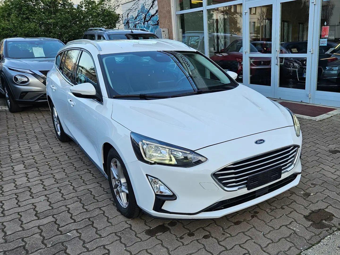 Ford Focus SW 1.5 ecoblue 120 CV NAVY-KAMERA-ANDROID AUTO Blanc - 1