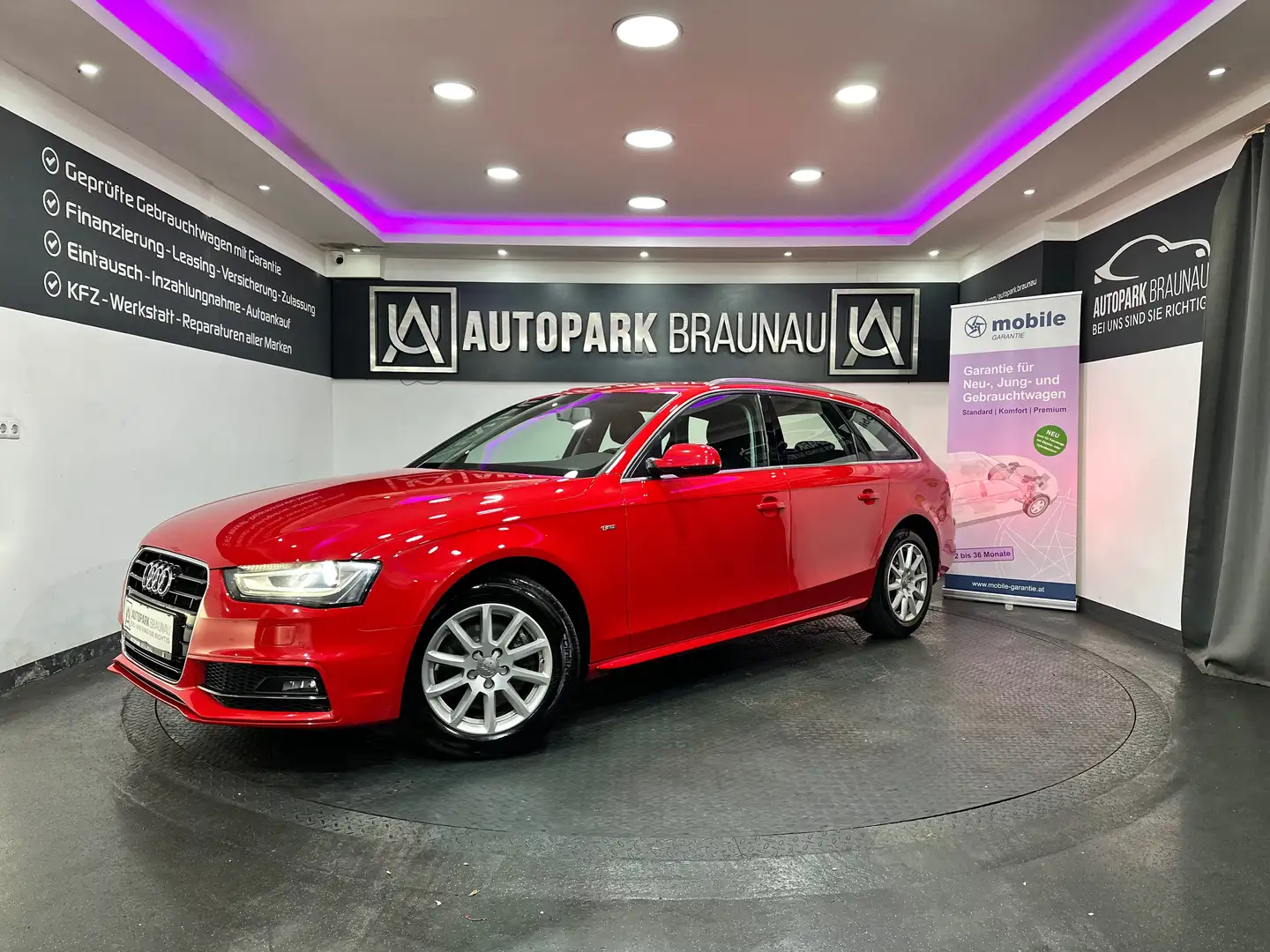 Audi A4 2.0 TDI Intense *S-LINE*LEDER*WENIG-KM* Rot - 1