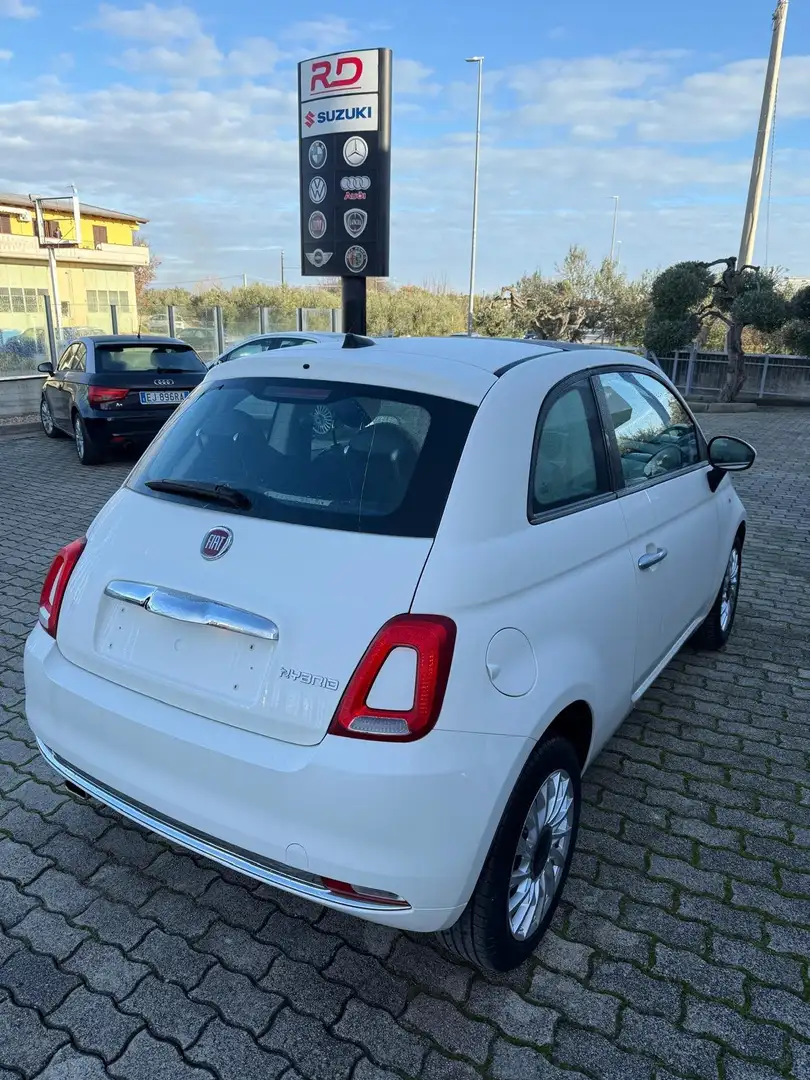 Fiat 500 1.0 hybrid Dolcevita 70cv Bianco - 2