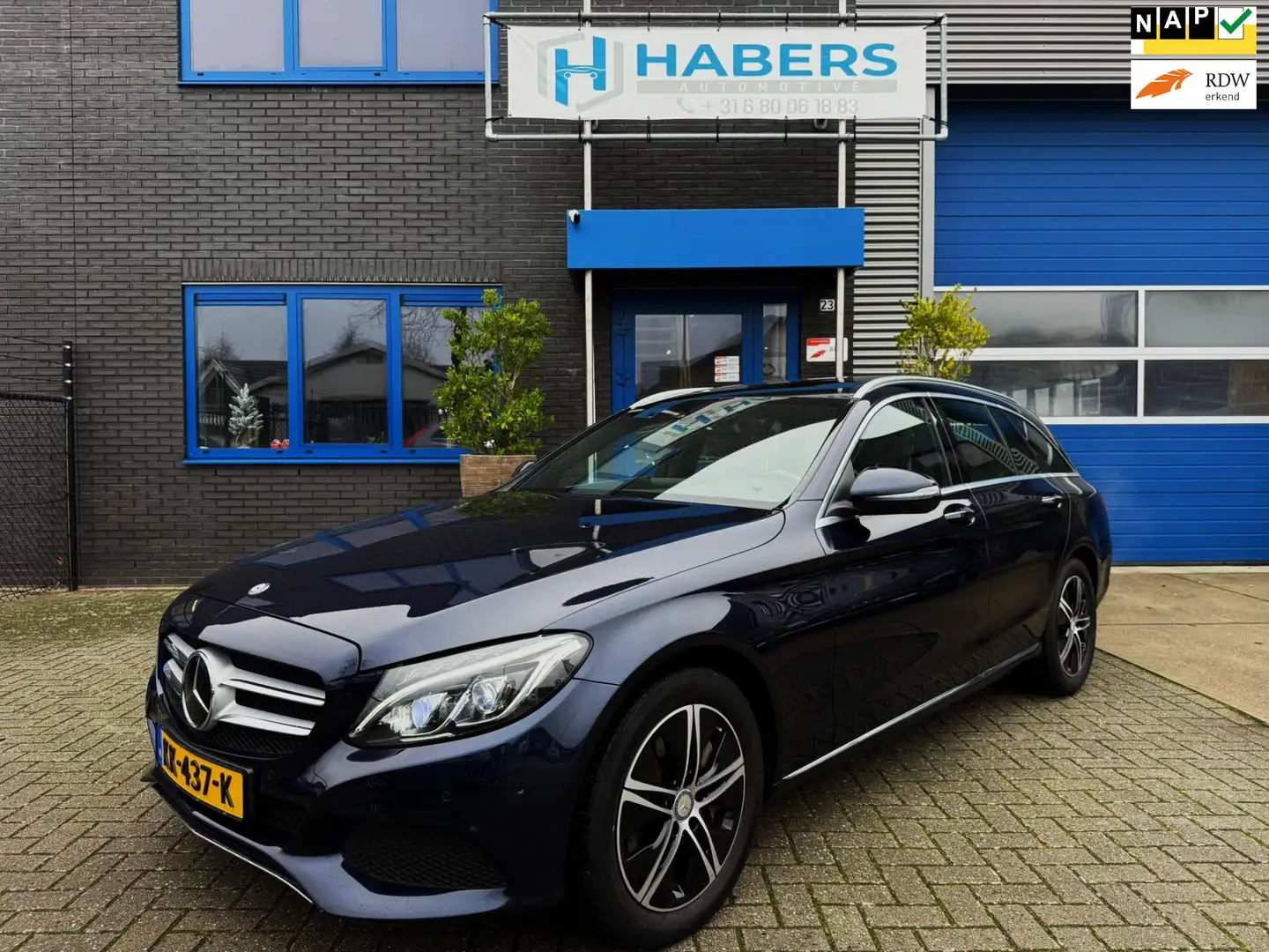 Mercedes-Benz C 400 Estate 4MATIC Ambition 333PK|Adaptive|NL|Navi|Full Blau - 1